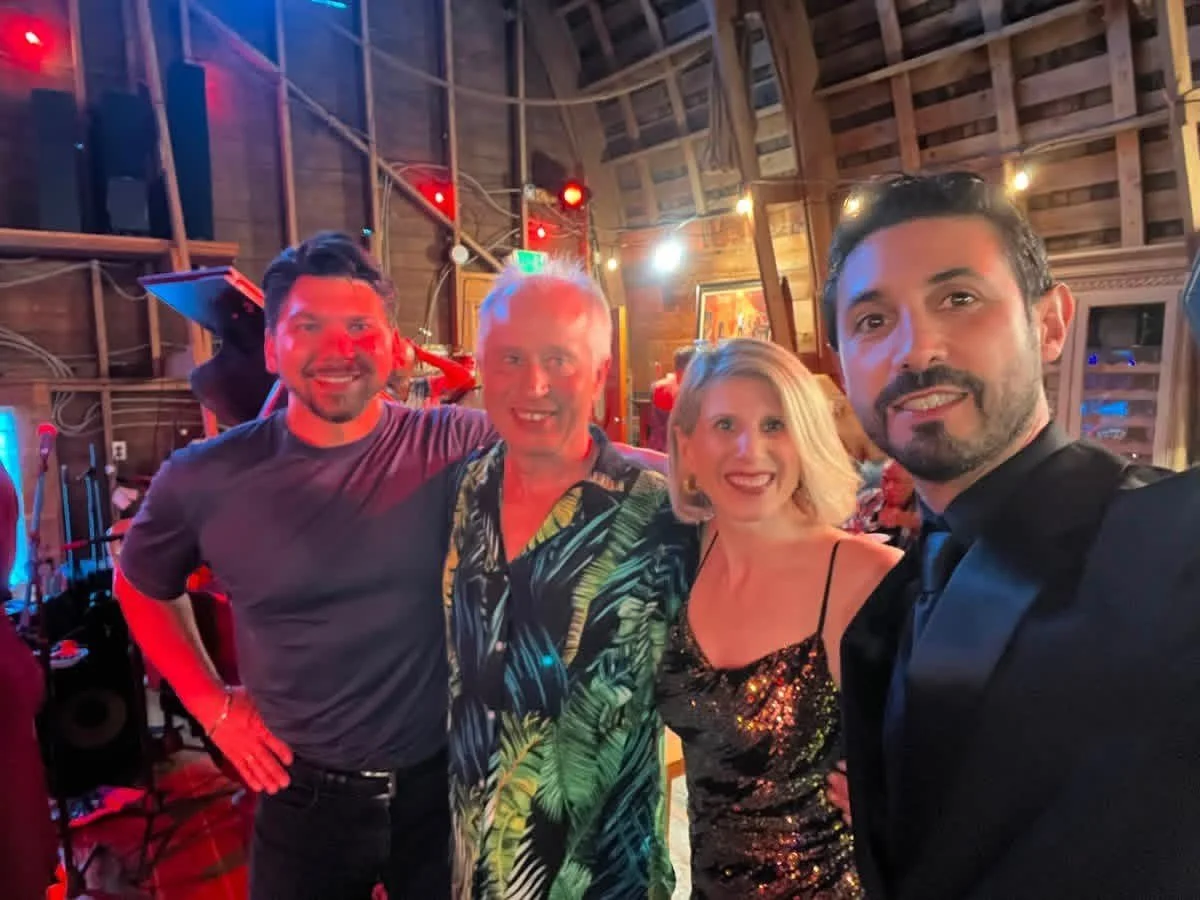 With Barry and Joe at the Tango Barn