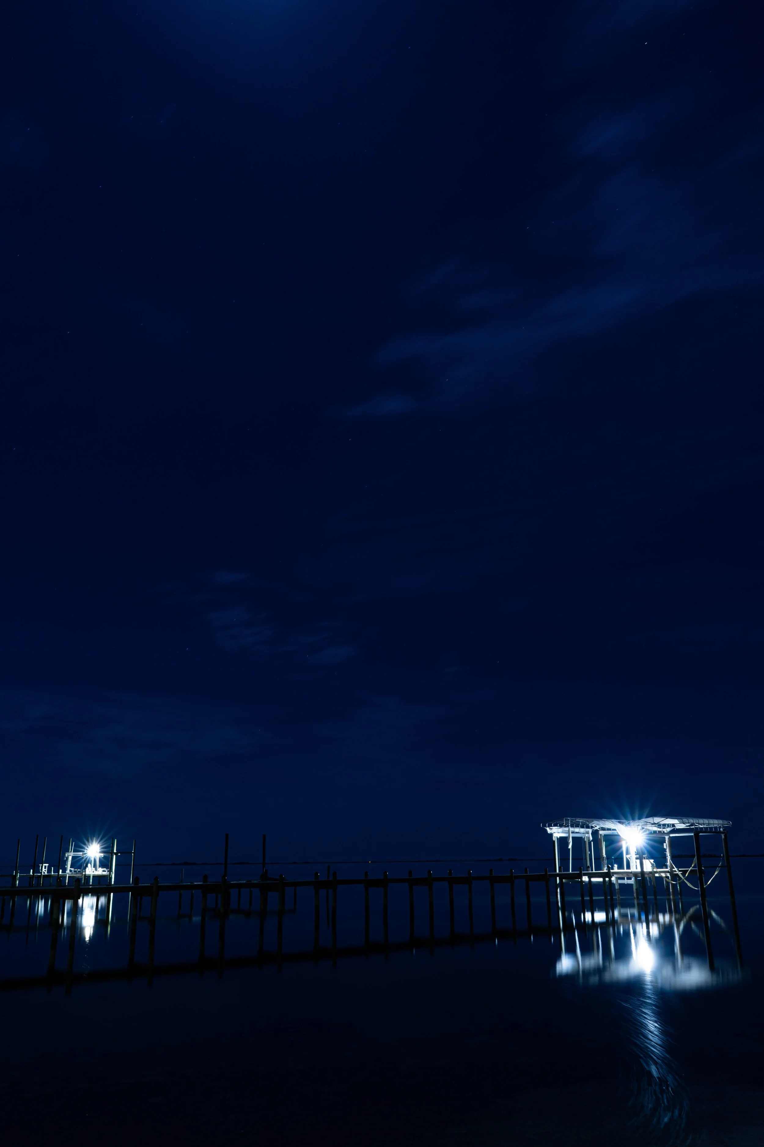 Two Docks on the Sound