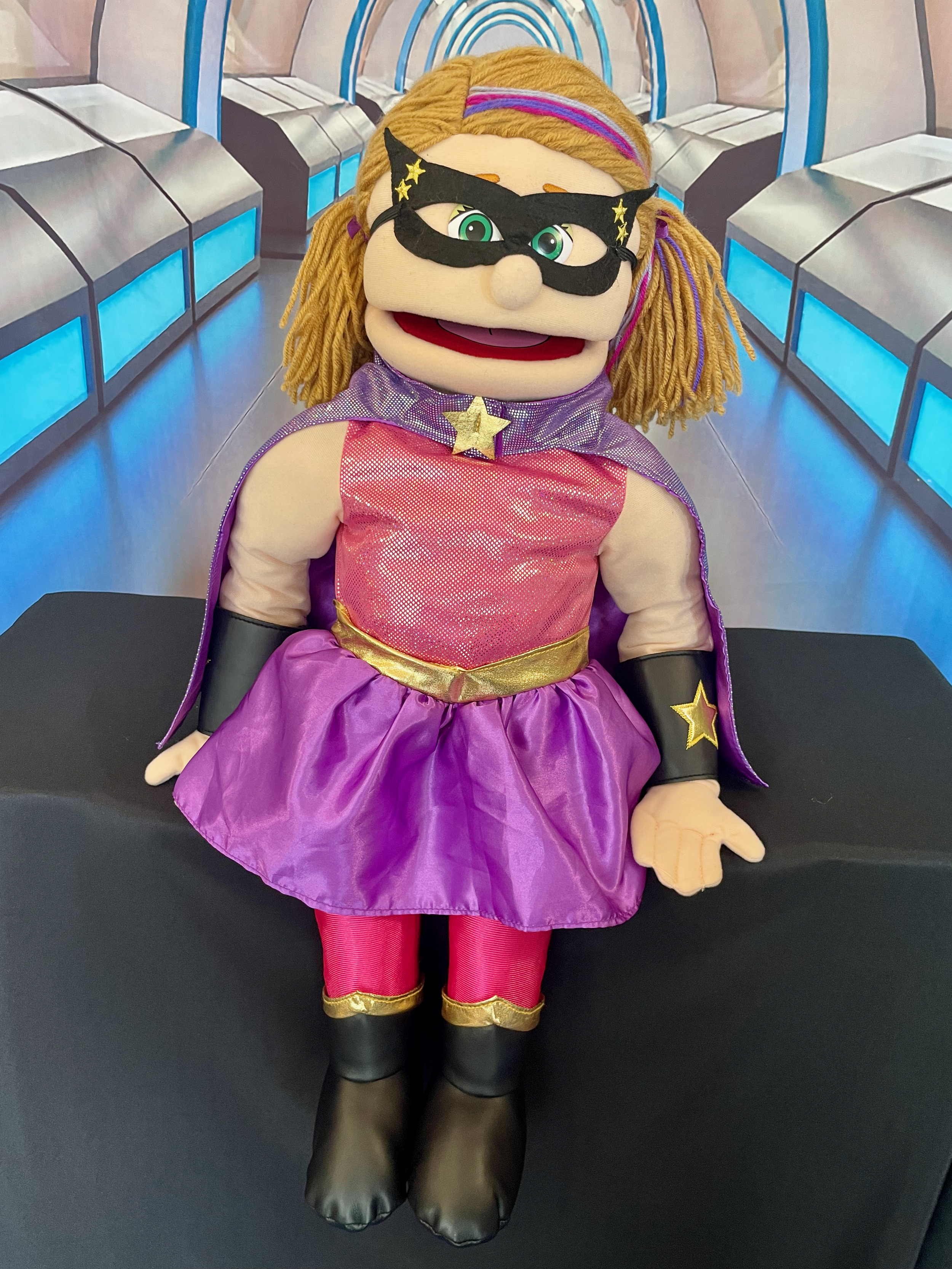 Puppet of the Day - Pink Star Superhero