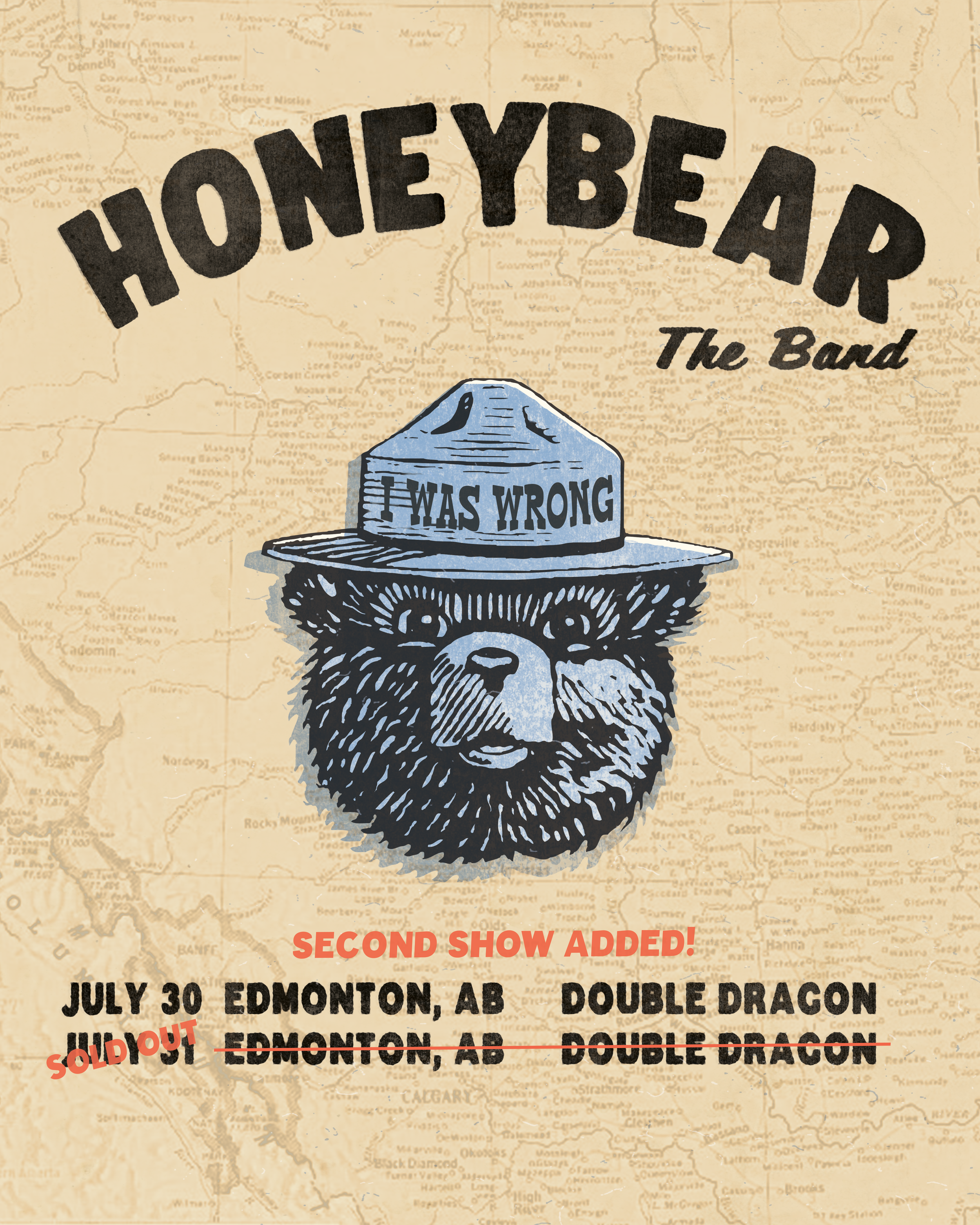 Honeybear in Edmonton (second show added!)