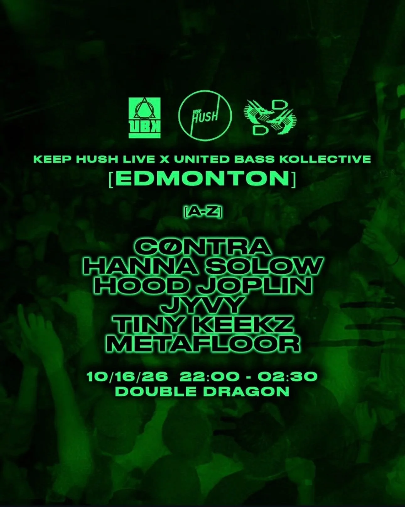 United Bass Kollective x Keep Hush