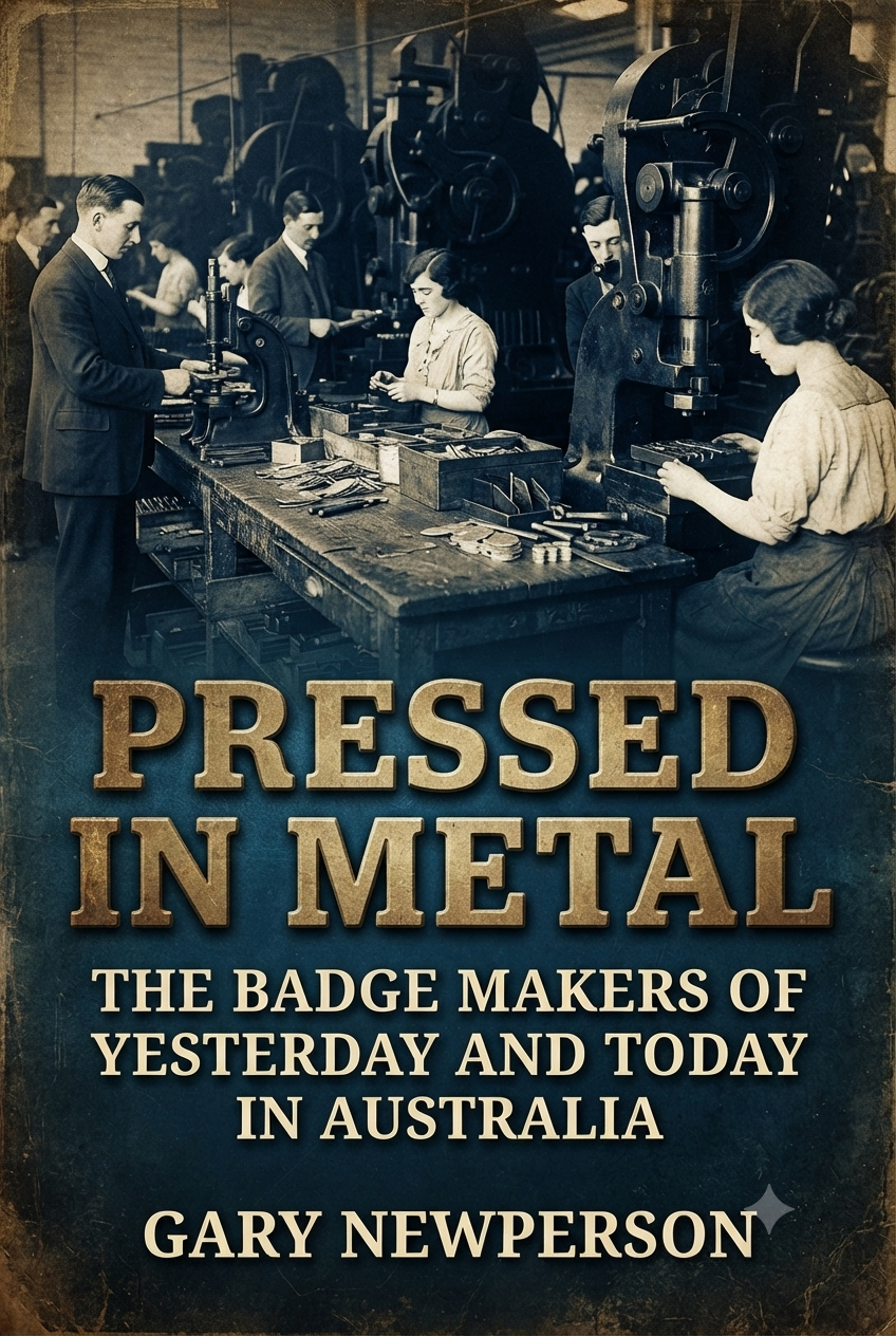 Pressed in Metal: The Badge Makers of Yesterday and Today in Australia by GARY NEWPERSON