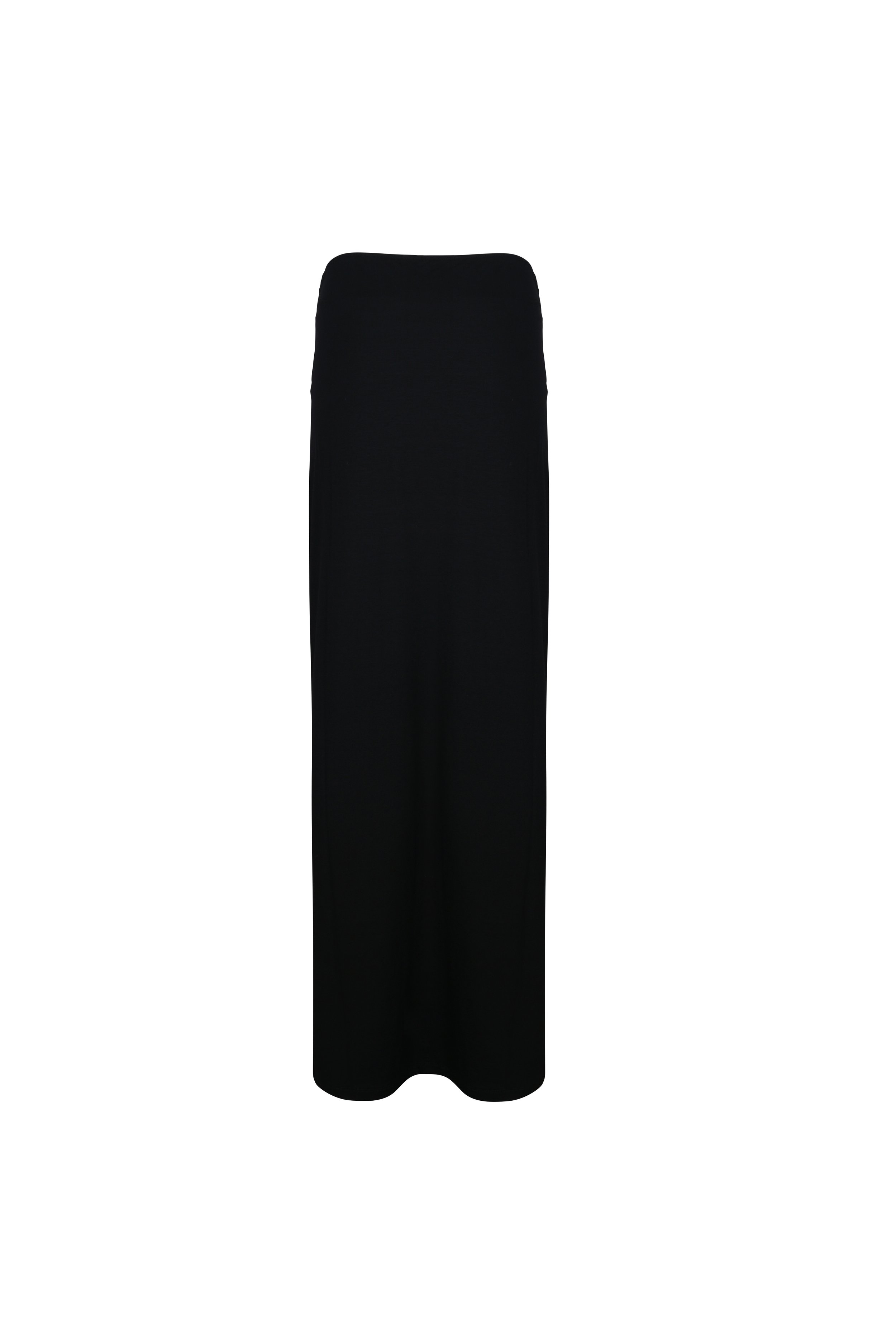 Onda side slit maxi skirt with ring detail in black by SOULLA the Label
