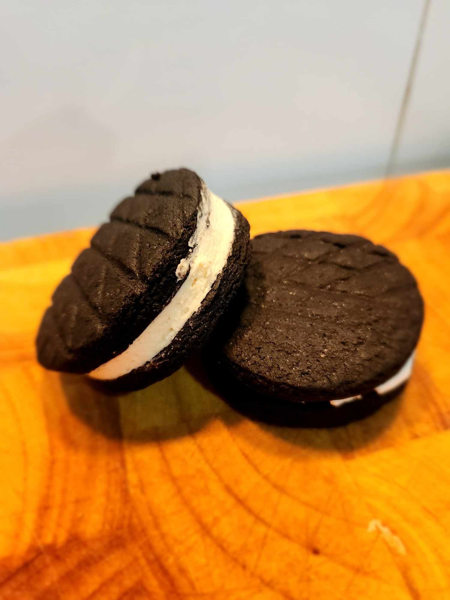 Black Chocolate Sandwich Cookie