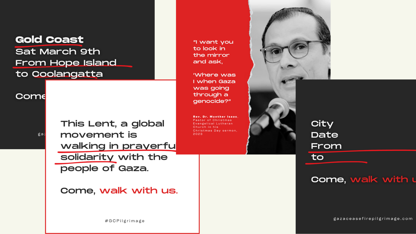 Organisers Toolkit Gaza Ceasefire Pilgrimage Walk in prayerful