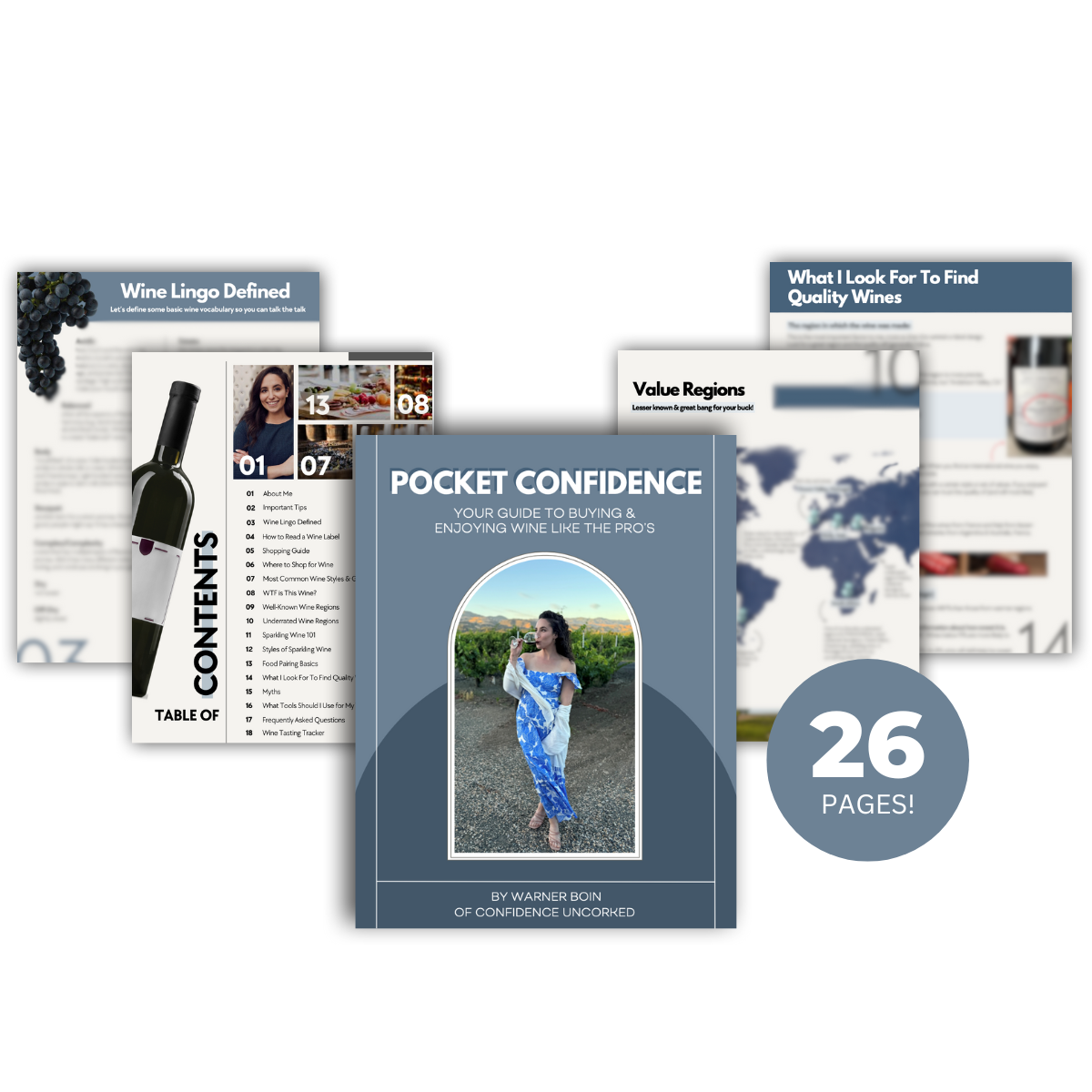Pocket Confidence Guide - buy & enjoy wine with confidence!