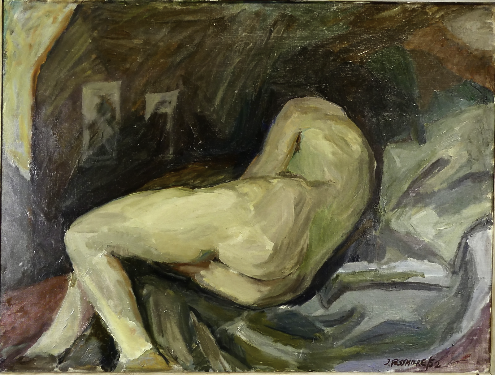 John Passmore (1904-1984) Nude Study.