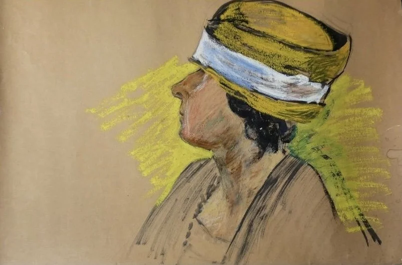 Attr: Hilda Rix Nicholas Portrait Study