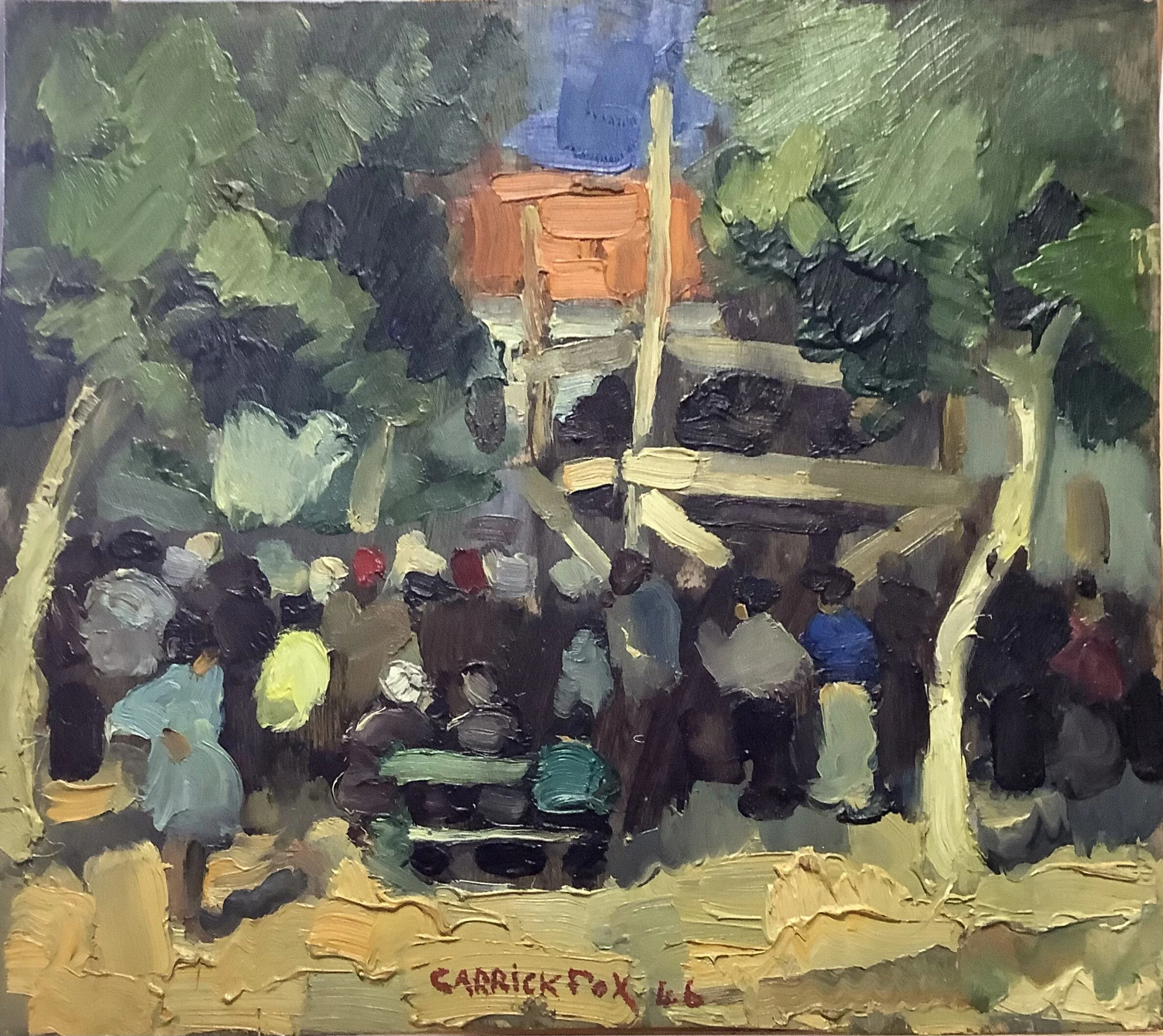 Ethel Carrick Fox North African market scene