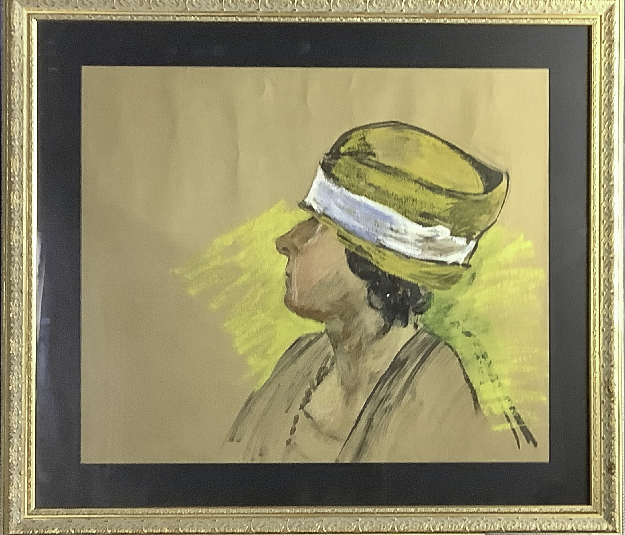 Attr: Hilda Rix (1884-1961) Oil Pastel on paper