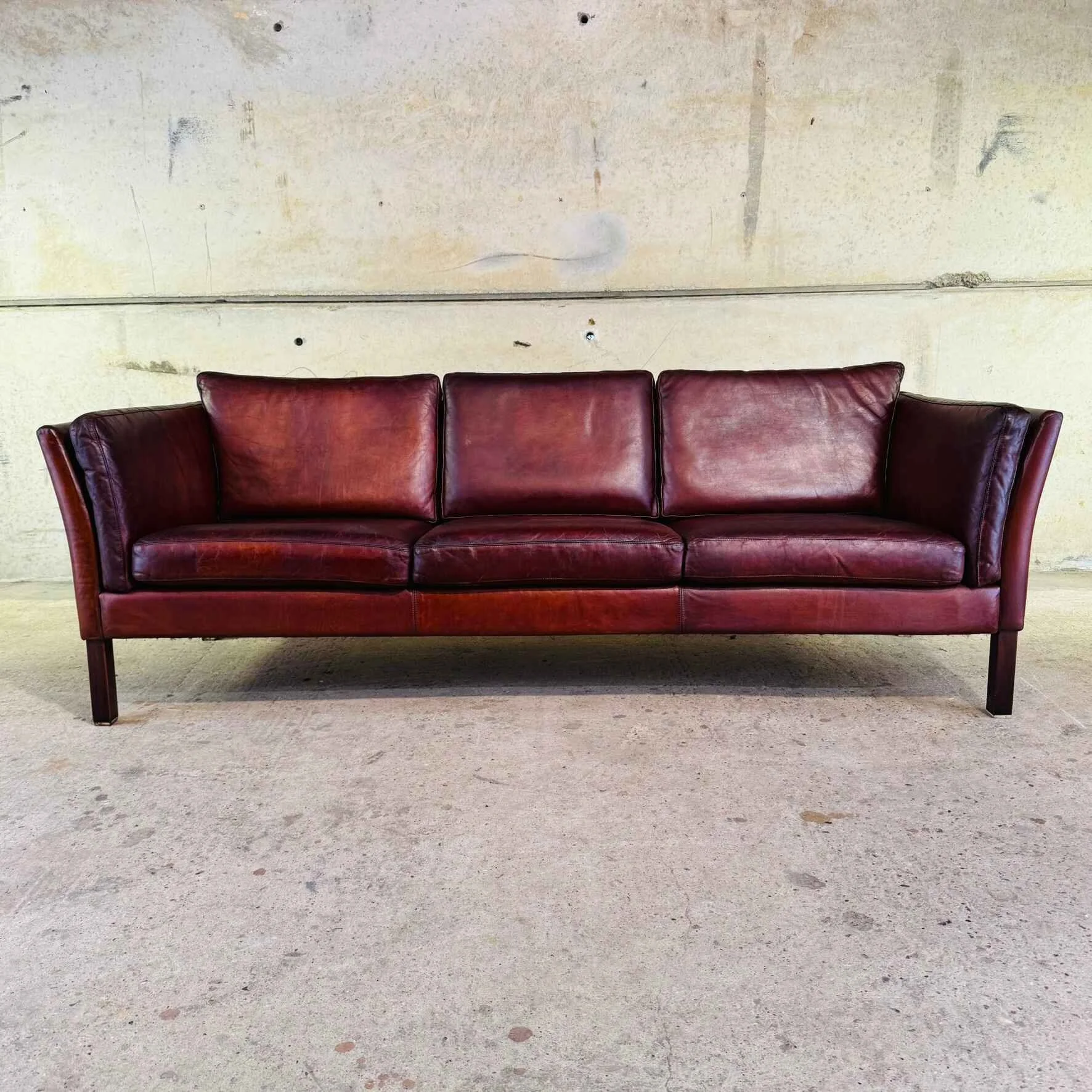 Vintage 1970s Danish Three-Seater Leather Sofa – Patinated Chestnut.jpeg