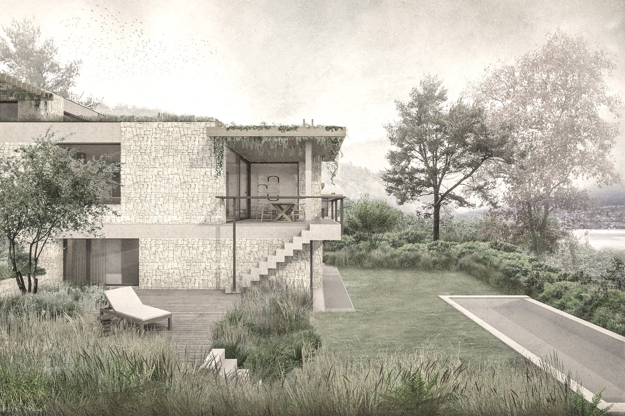 Studio Leaf Landscape Architecture Planning Competition Lake Zurich with Think Architecture