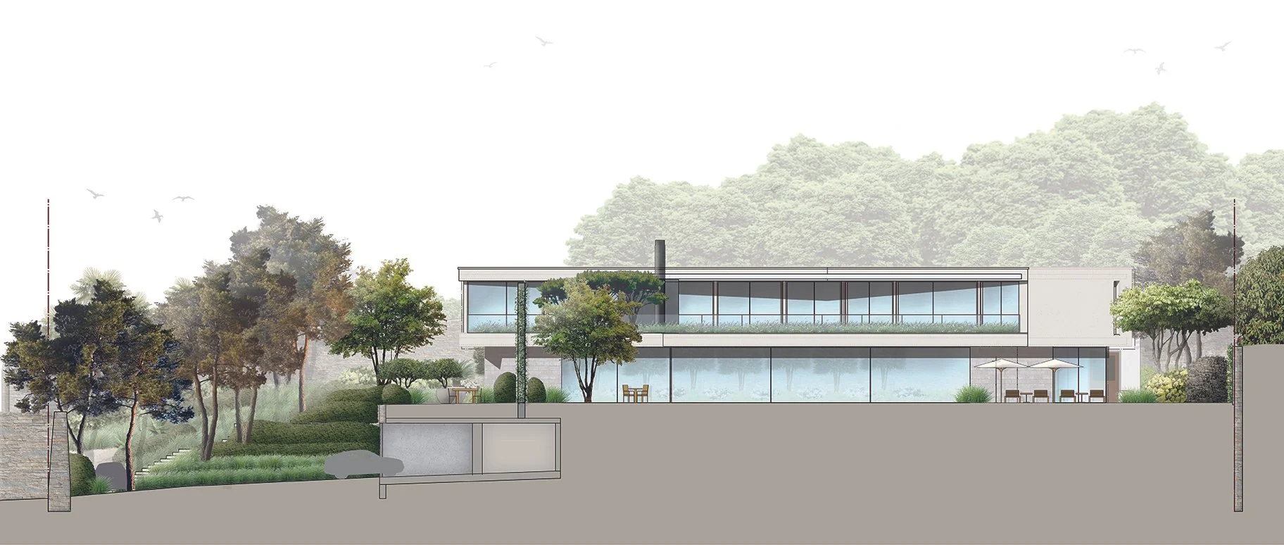Studio Leaf Landscape Architecture Villa Ascona Garden Concept