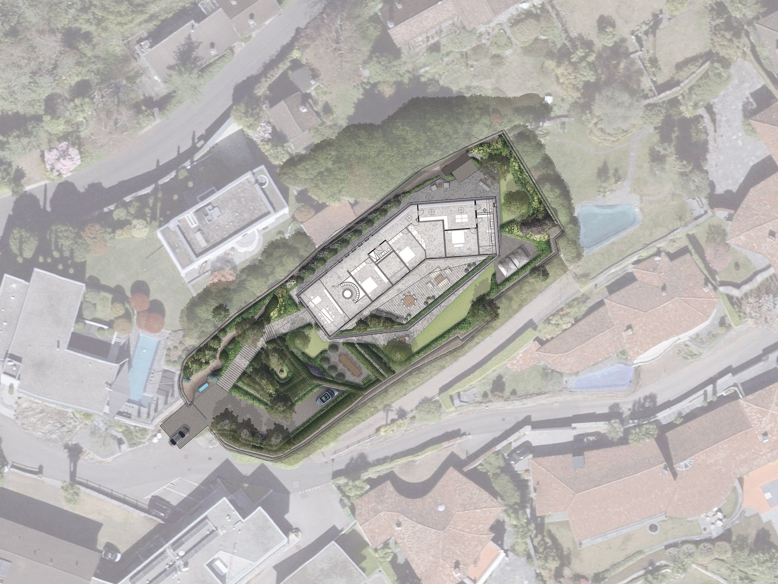 Studio Leaf Landscape Architecture Villa Ascona Garden Concept