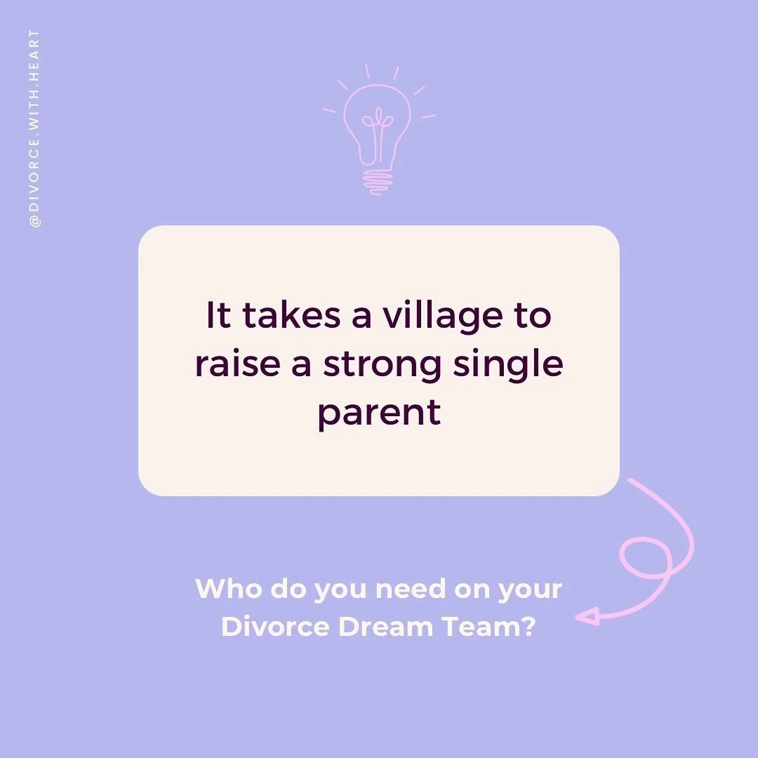 It takes a village to raise a strong single parent 😉

When separation or divorce is mentioned, most people&rsquo;s minds immediately go to &lsquo;family lawyer&rsquo;. What if there were additional (or alternative) options to help you through the pr