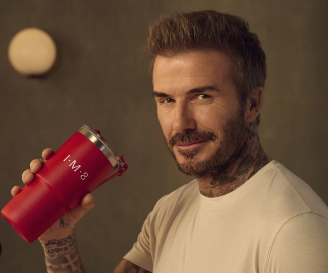 David Beckham boit l'IM8