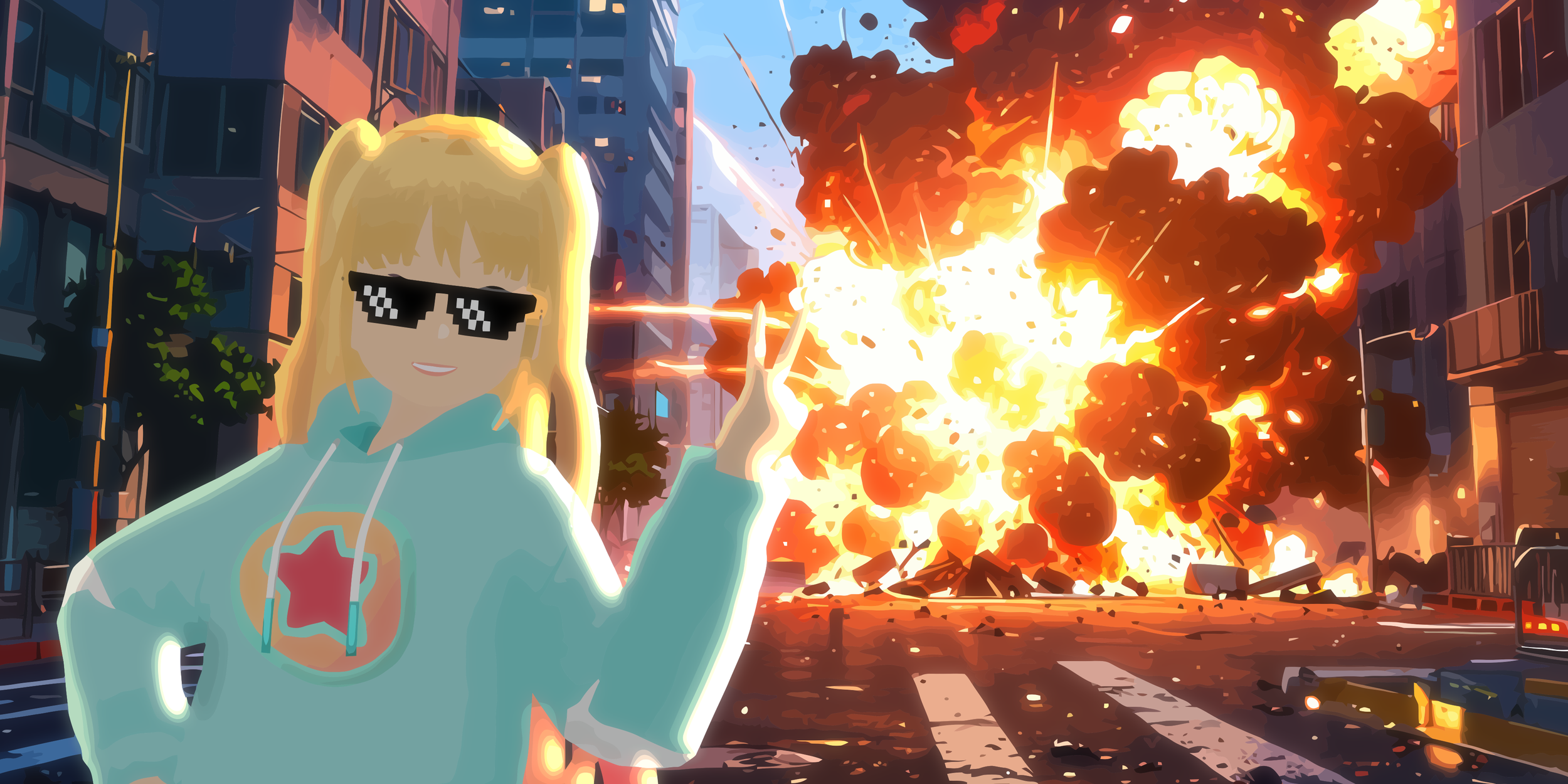 Plun pose devant l'explosion.png