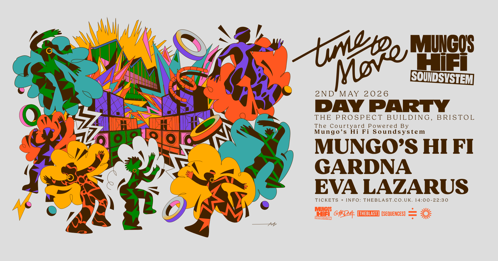Mungo's Hi Fi Sound System x Time To Move Summer Day Party