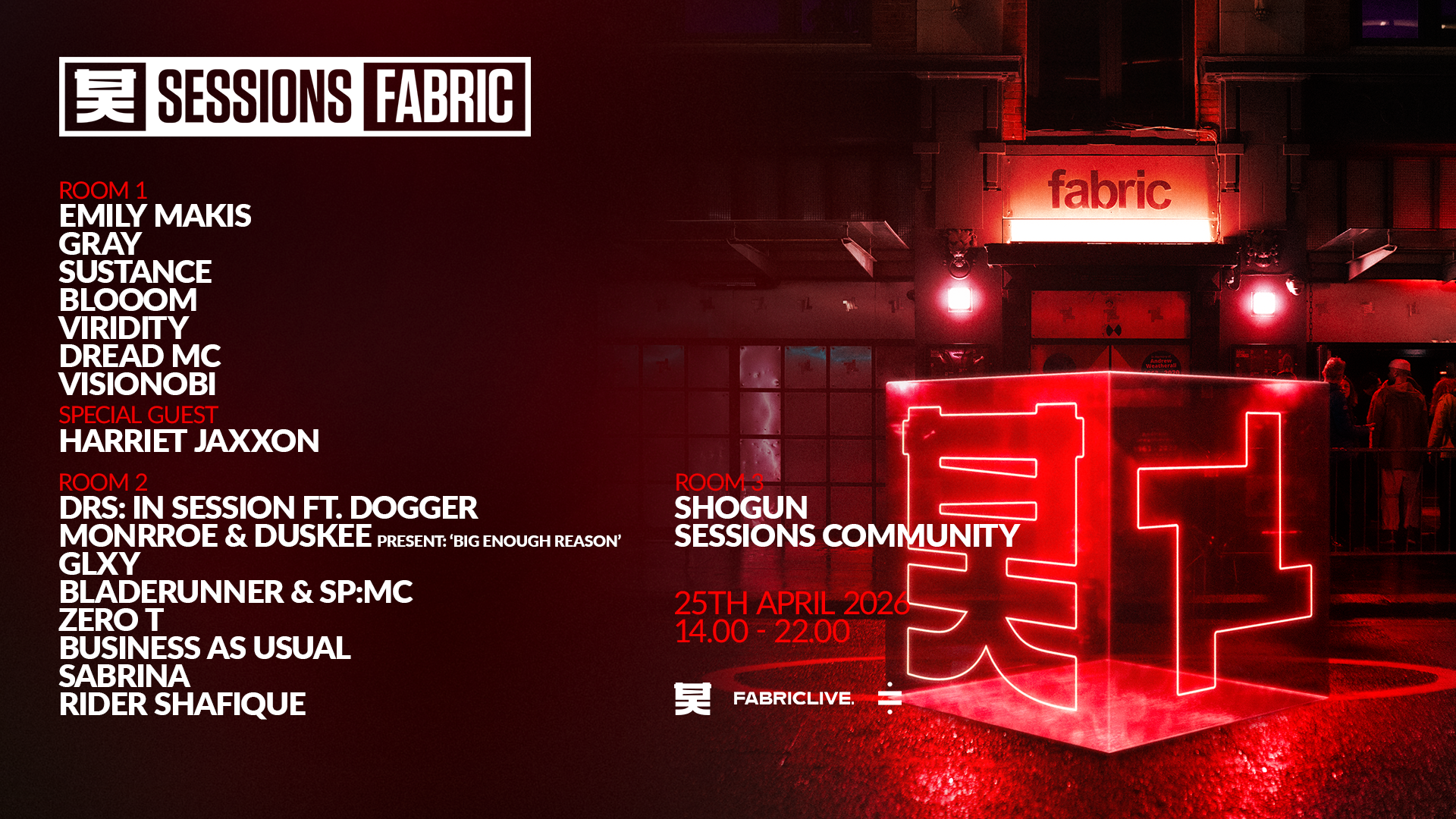 SHOGUN Sessions | Fabric London