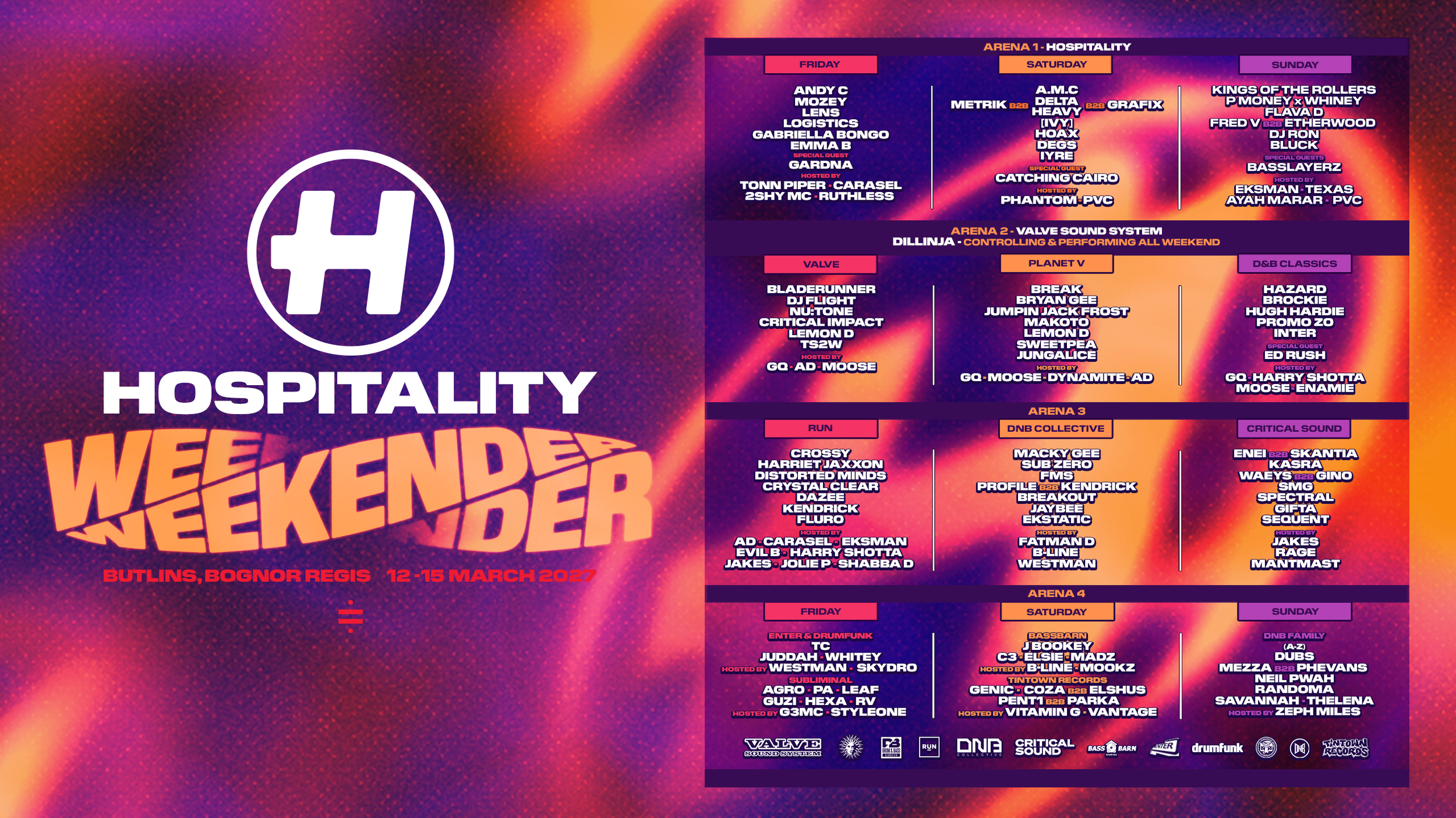 Hospitality Weekender 2027