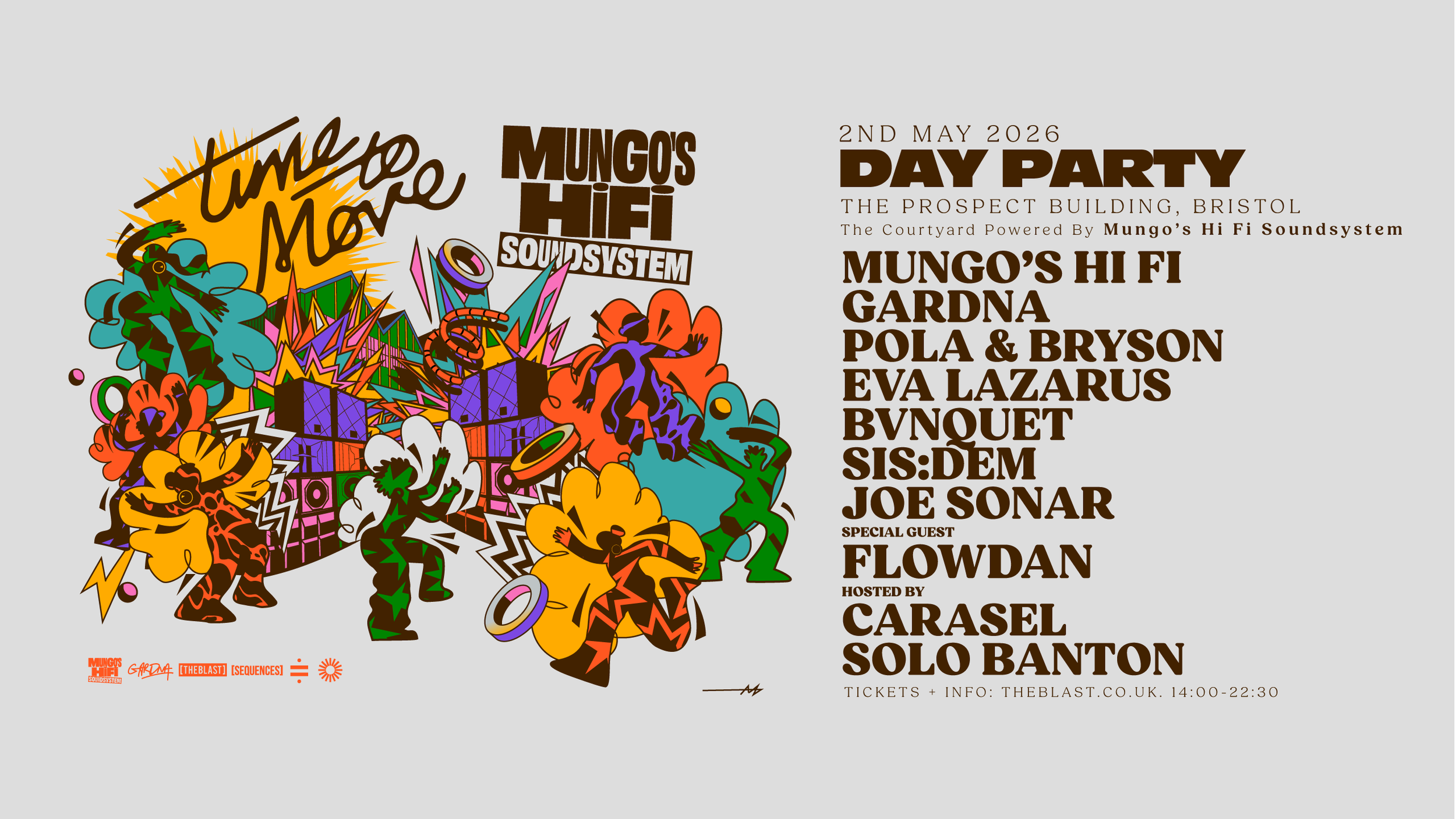 Mungo's Hi Fi Sound System x Time To Move Summer Day Party