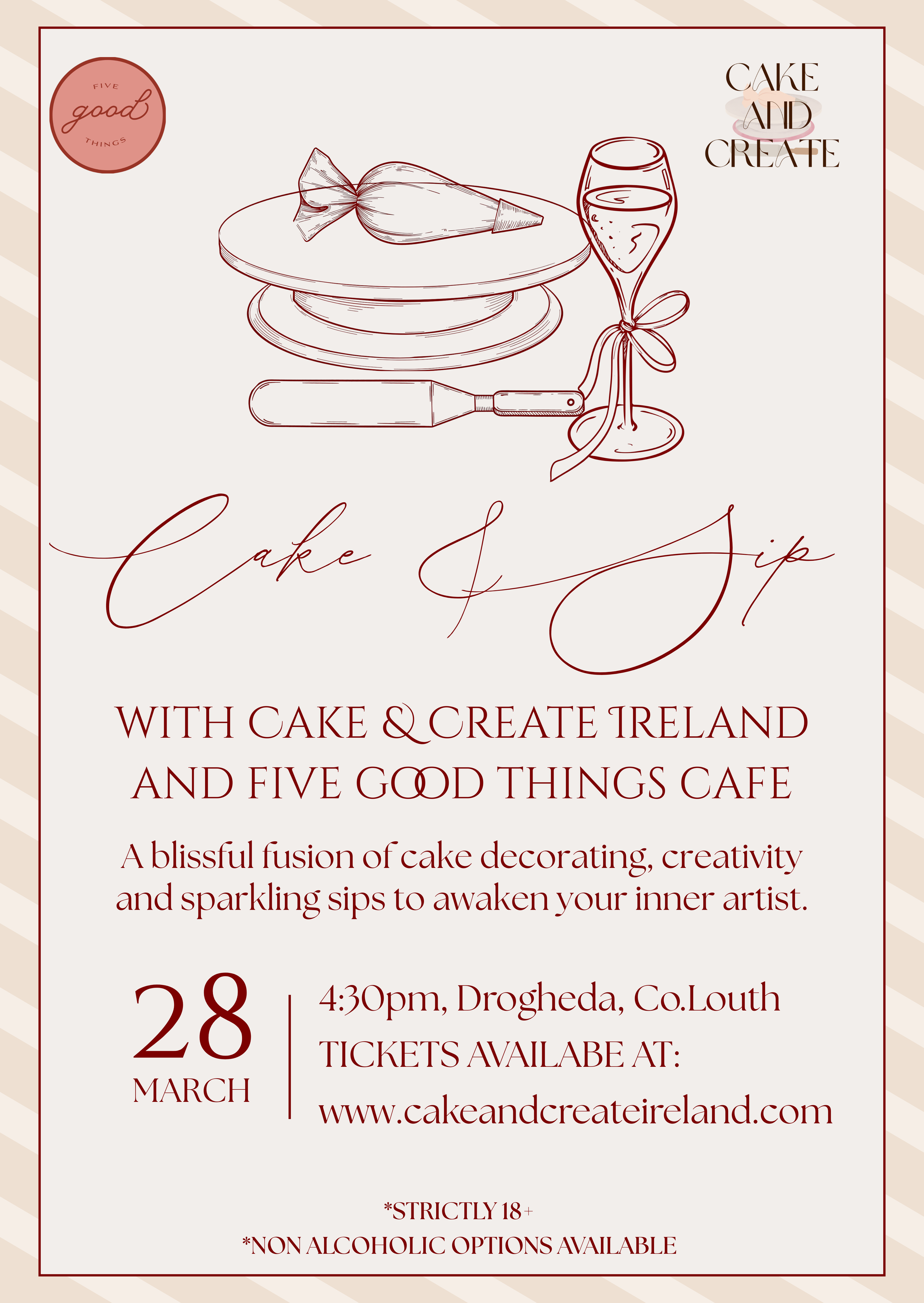 Cake and Sip - Drogheda