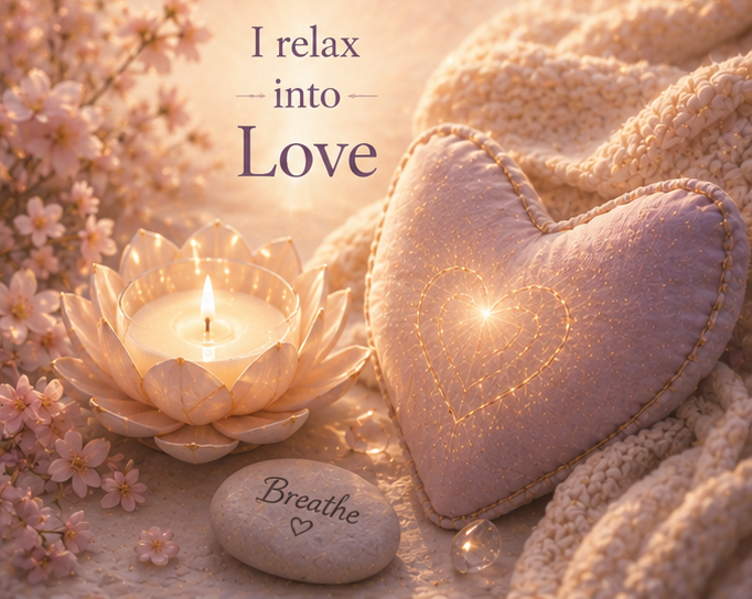 heart and candle