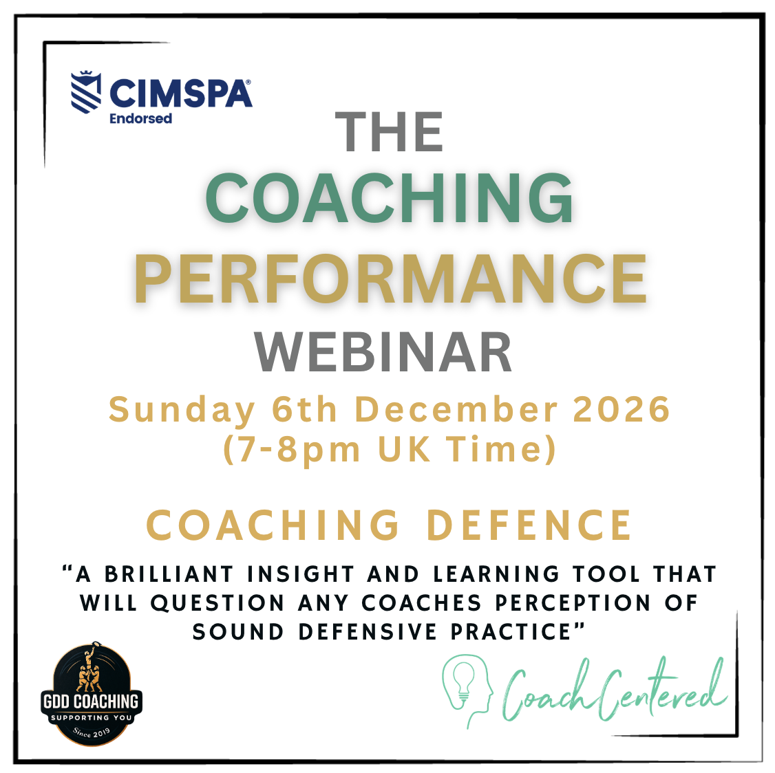 Coaching Defence Webinar