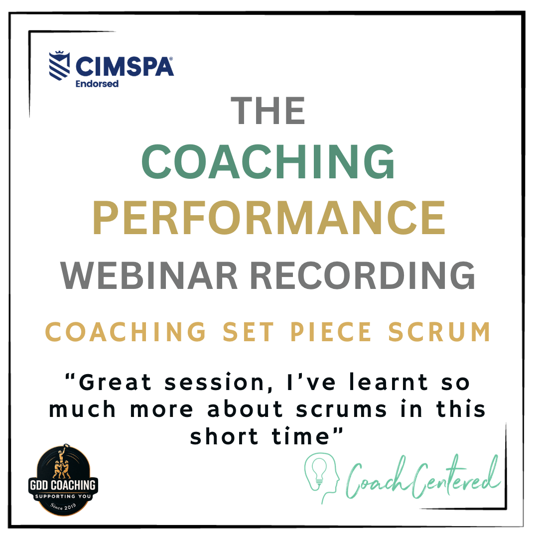 Coaching Set Piece Scrum