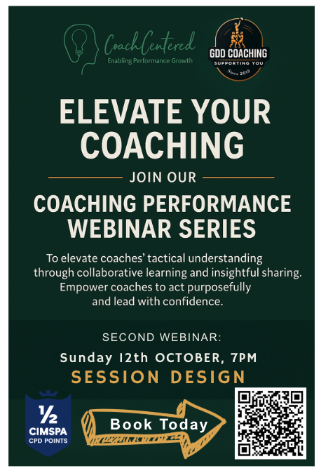 Sunday 12th October - Session Design (Geraint Davies & Jon Bates)