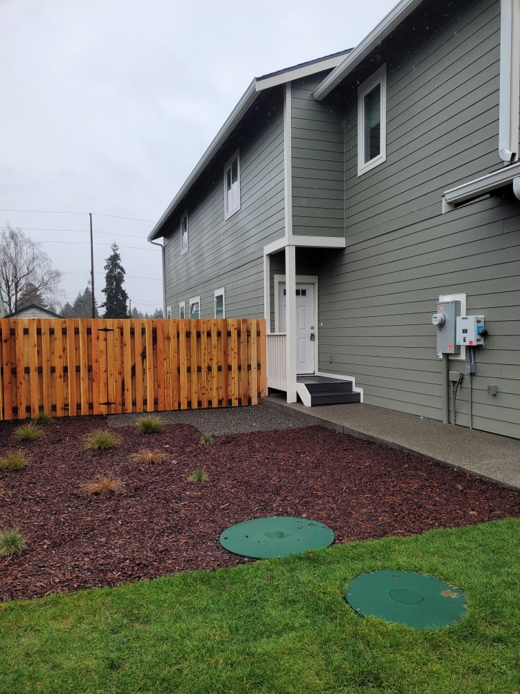 Duplex Exterior & Fence