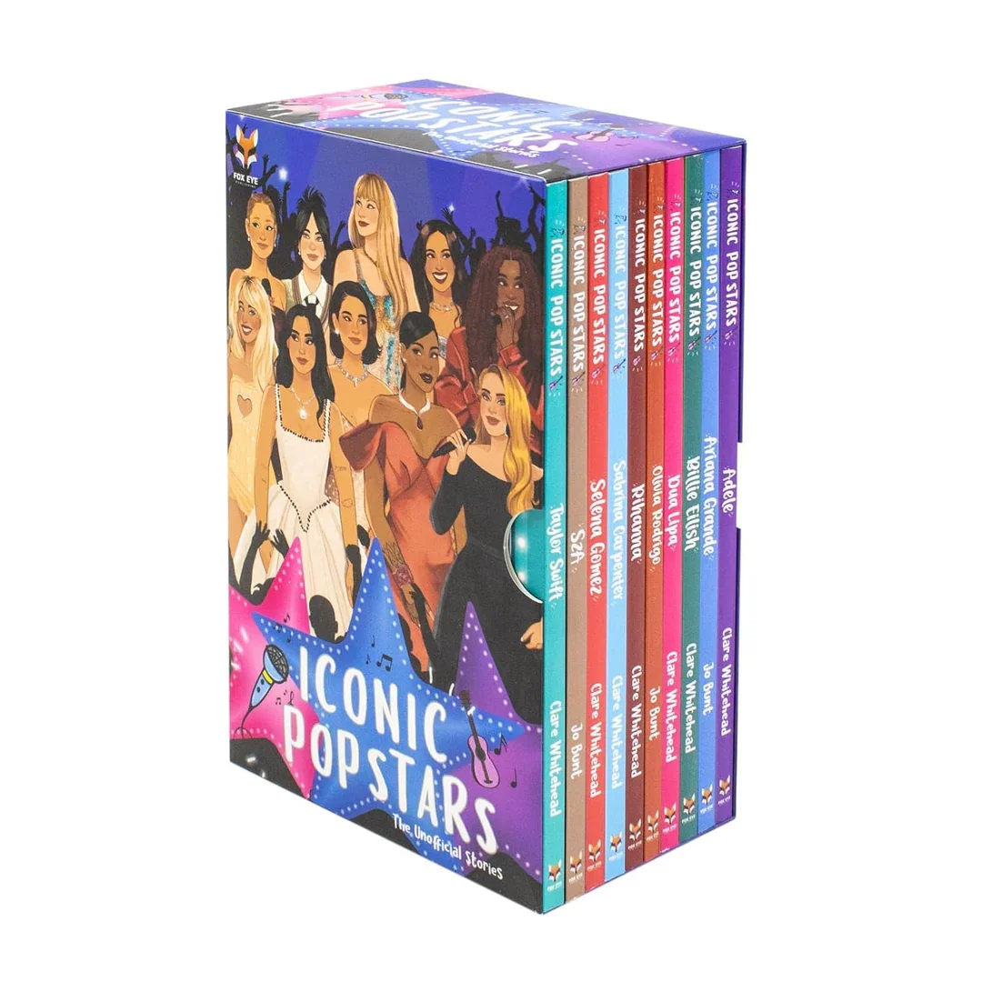 Iconic Music Popstars Book Series (singer illustrations only)