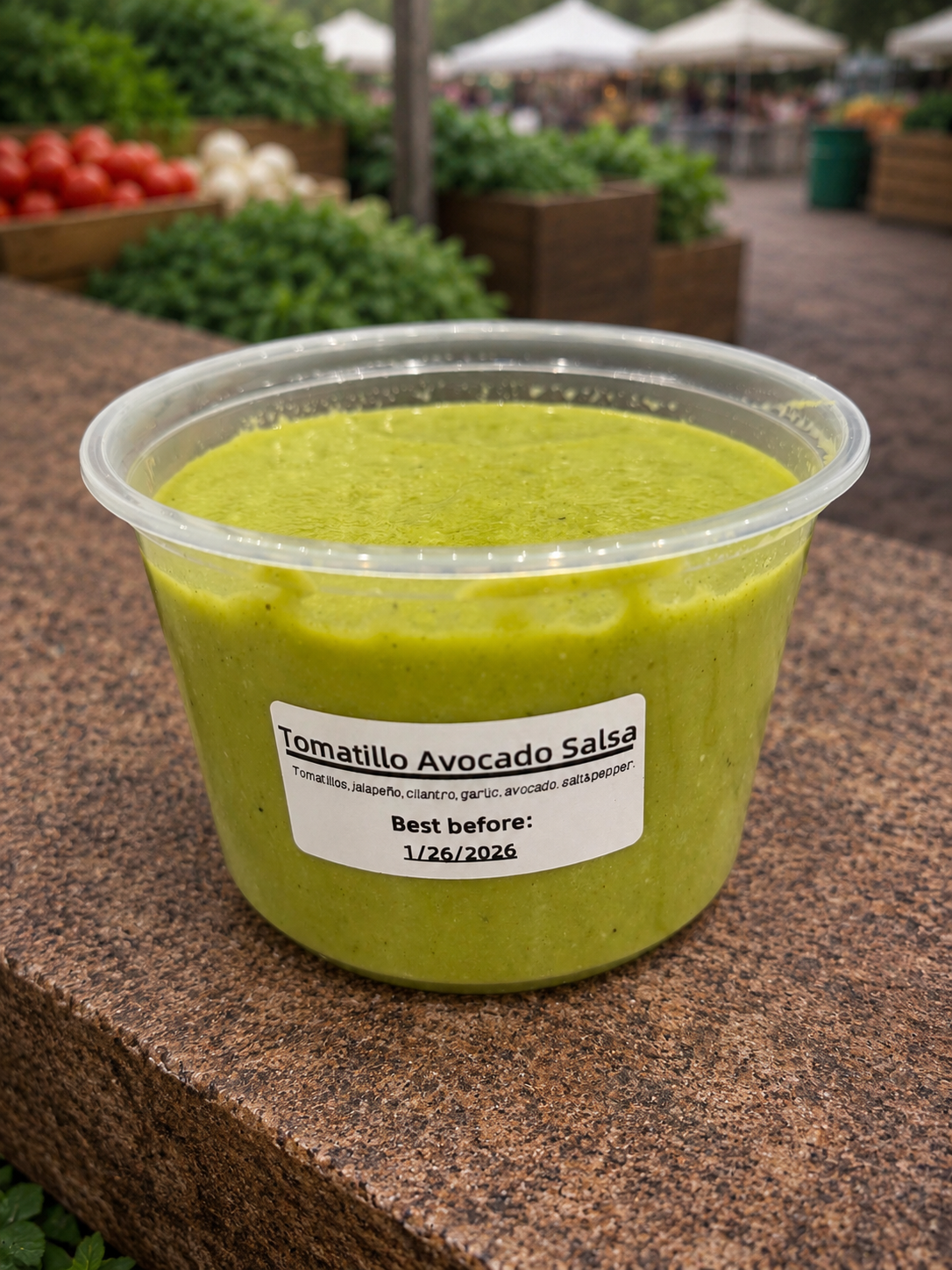 Fresh Tomatillo Salsa (16oz)