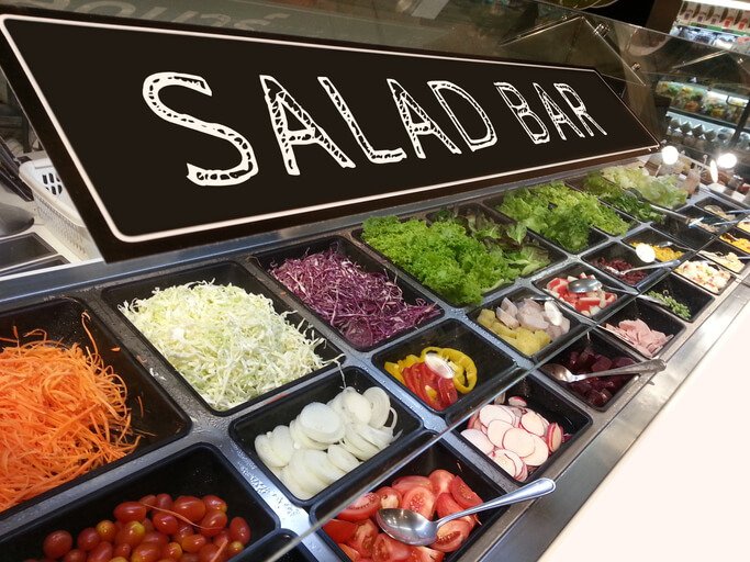 SELF-SERVE SALAD BAR