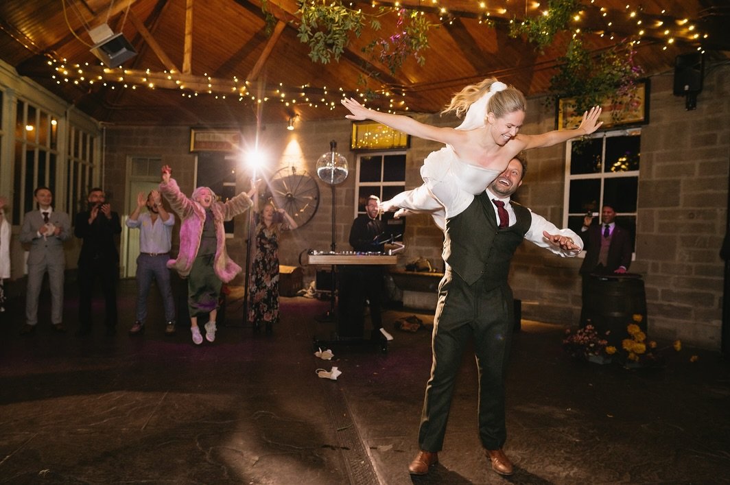 Dance floor of dreams!!! Just can&rsquo;t get enough of Louisa and Andy&rsquo;s energy! Incredible atmosphere delivered by @wearetarta, @drumsnroses, incredible wedding guests and the most awesome bride and groom @errolparkestate !!! ❤️