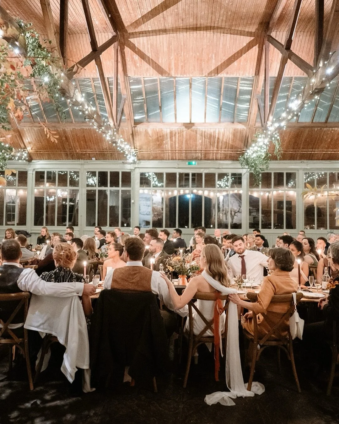 The prettiest evening light @errolparkestate for speeches and evening meal. Stunner of a bride too. @louisawortley96 looked like she has just walked off of a Paris catwalk! 😍