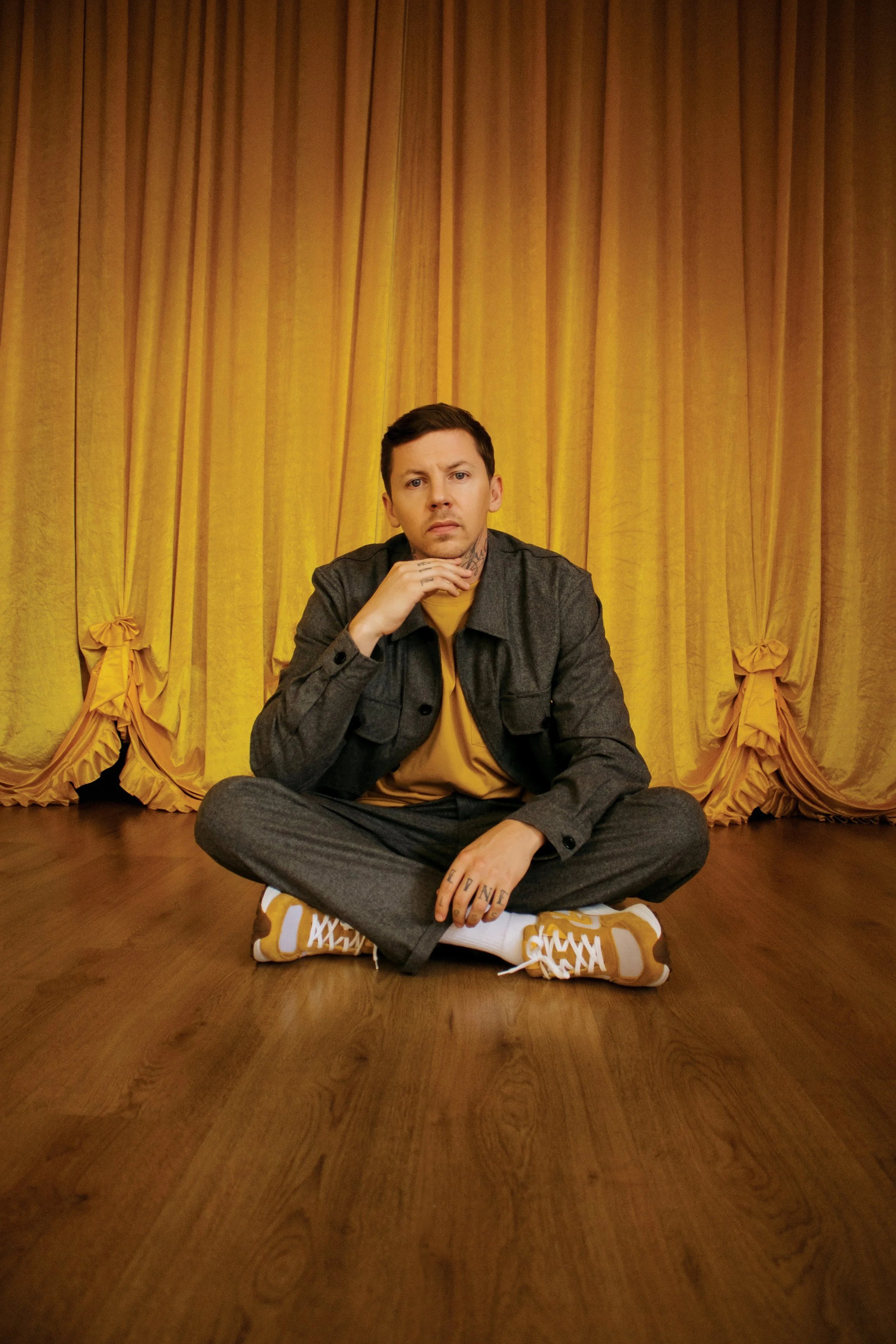 PROFESSOR GREEN joins the Leicester Music Conference performance line-up. Professor Green (Stephen Manderson) is a British rapper, singer-songwriter, and television presenter born in 1983 in Hackney, London. Known for hits like "Read All About It" an