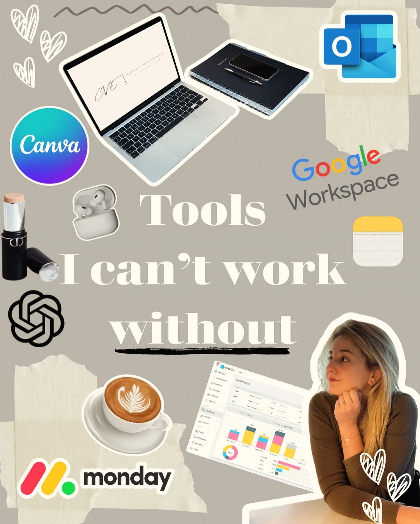 As a virtual assistant, staying organised and efficient is key&mdash;so I rely on a handful of tools to keep everything running smoothly every day.

1. Google Workspace - it holds my domain, my drive, my everything. It&rsquo;s the core of it all.
2. 
