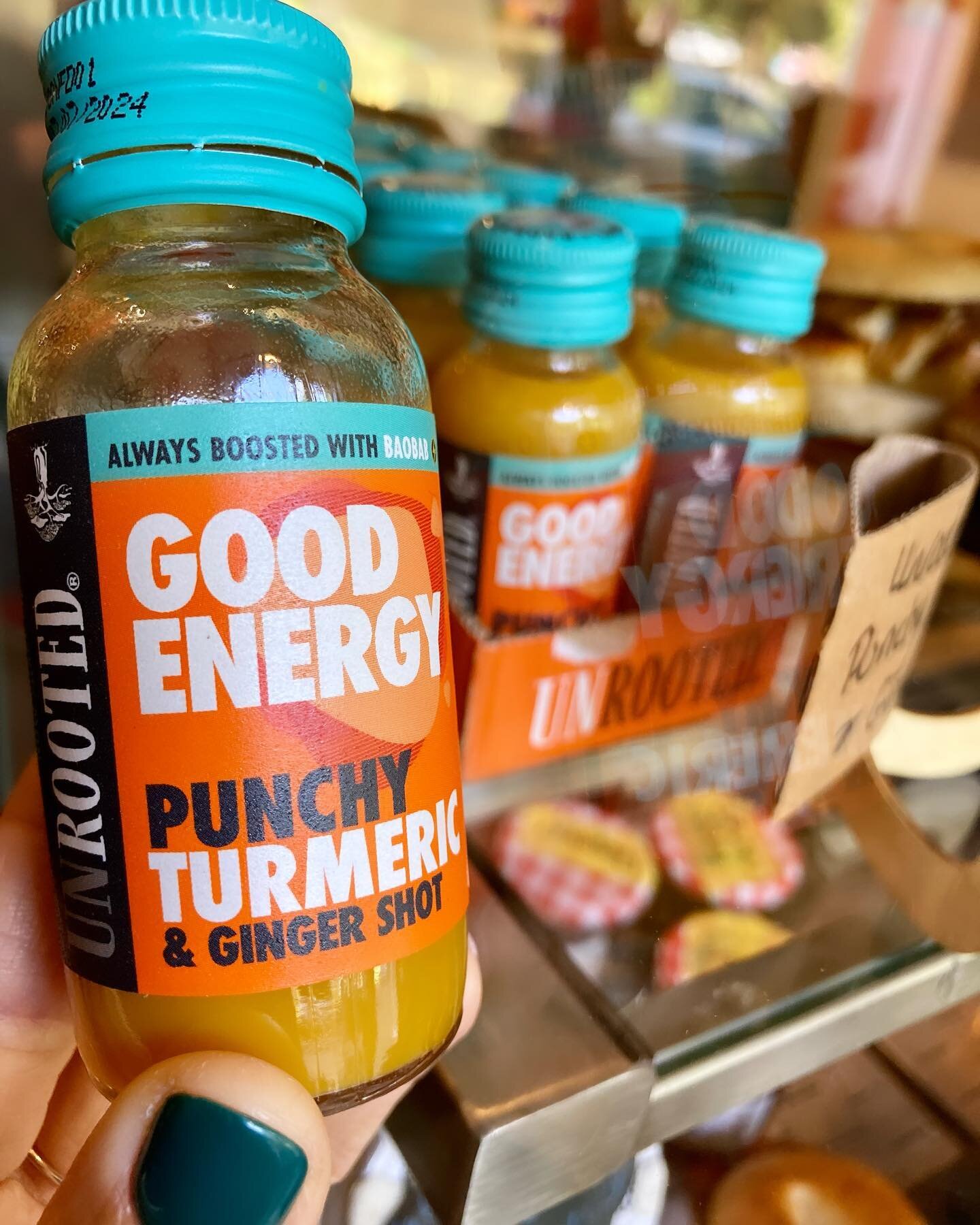 New ~ turmeric &amp; ginger shot in stock!