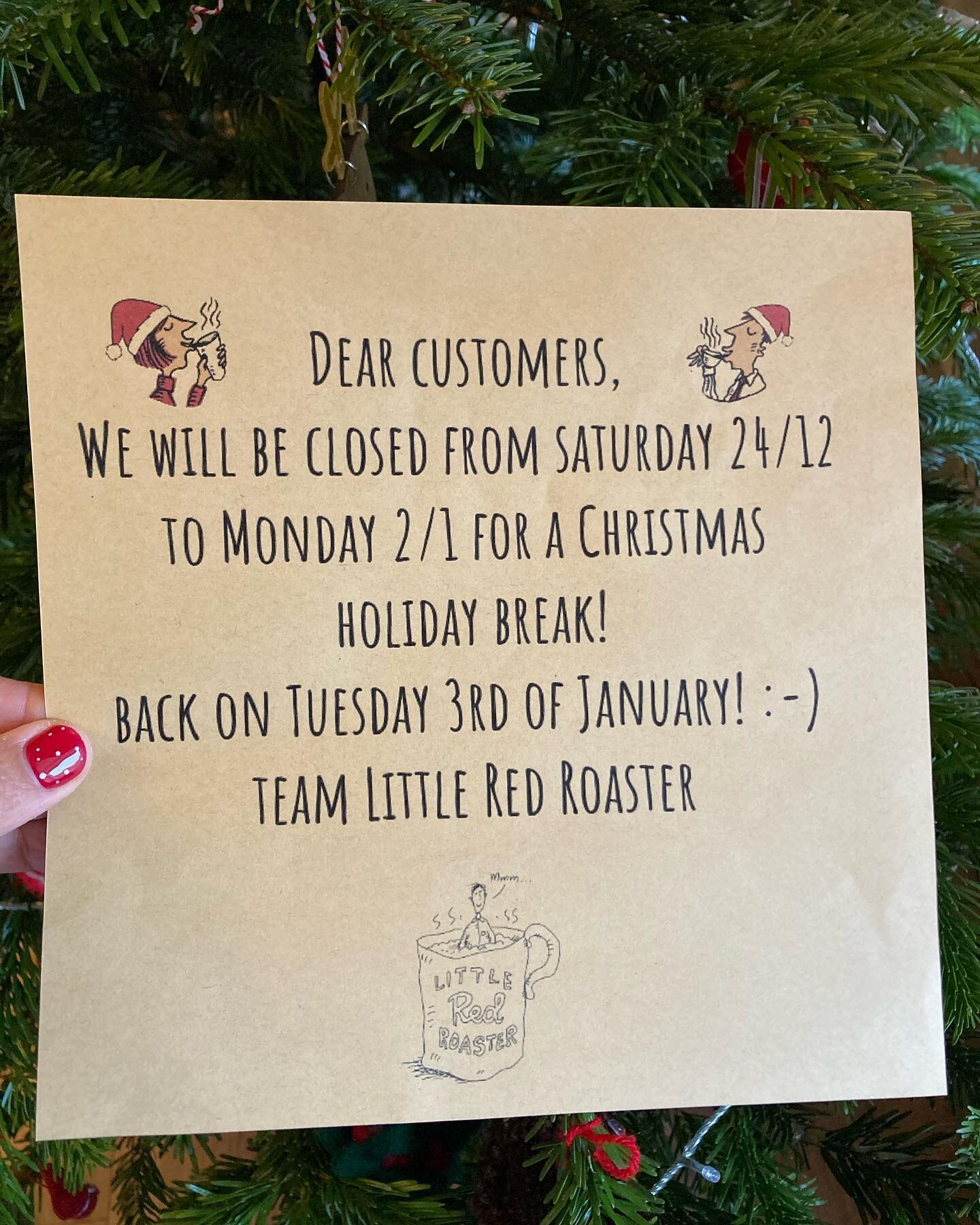 We will be open as usual until Friday 23rd and closing for a Christmas break from 24th 🎅🏻 
Back on 3rd of January! ☕️ 🥯