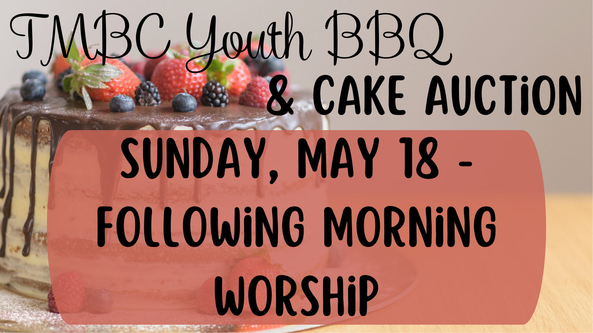 Youth BBQ & Cake Auction