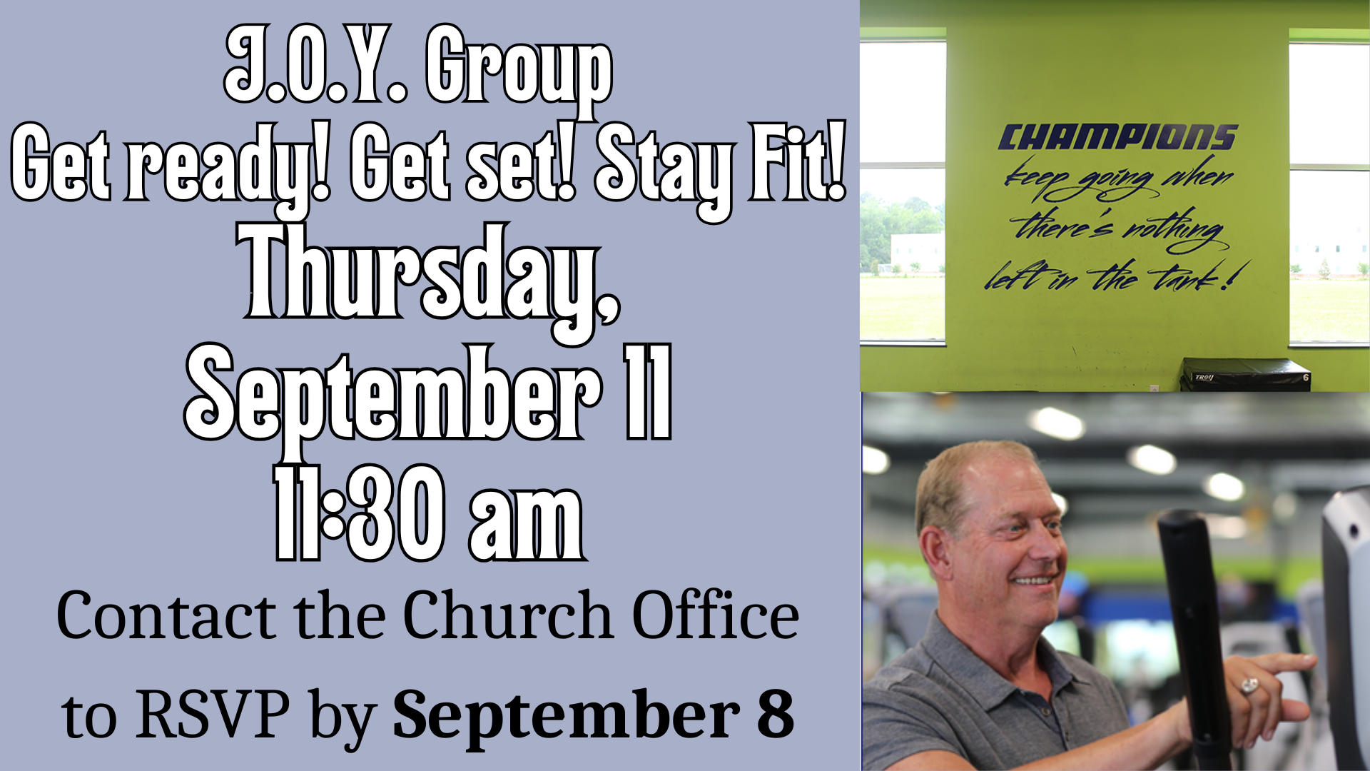 J.O.Y. Group Lunch and Learn