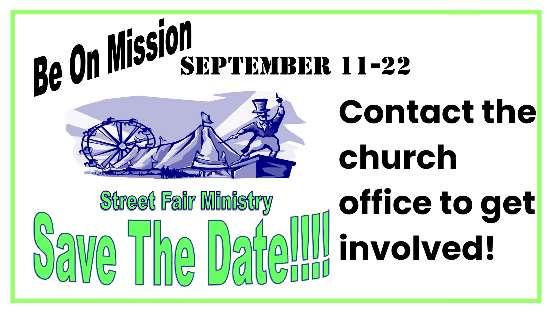 Street Fair Ministry
