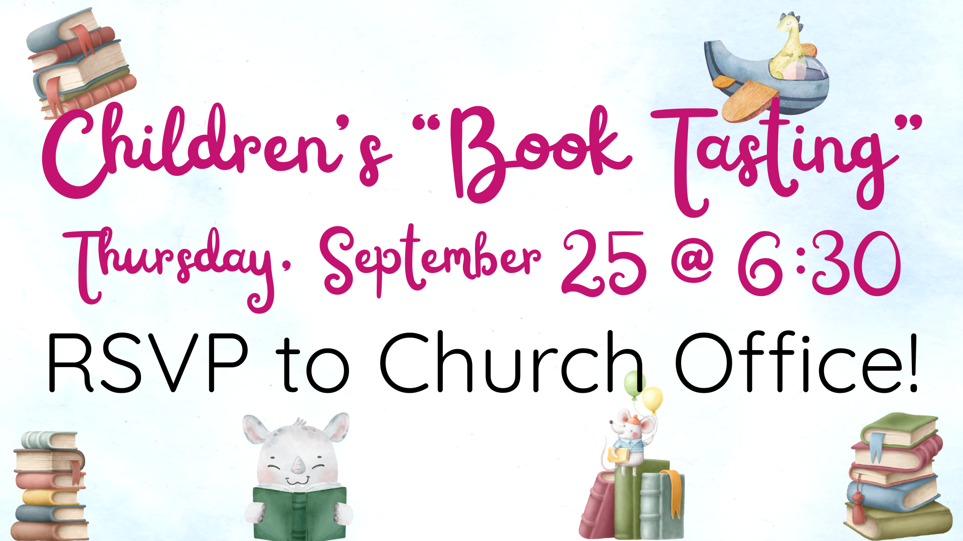 Children's Book Tasting