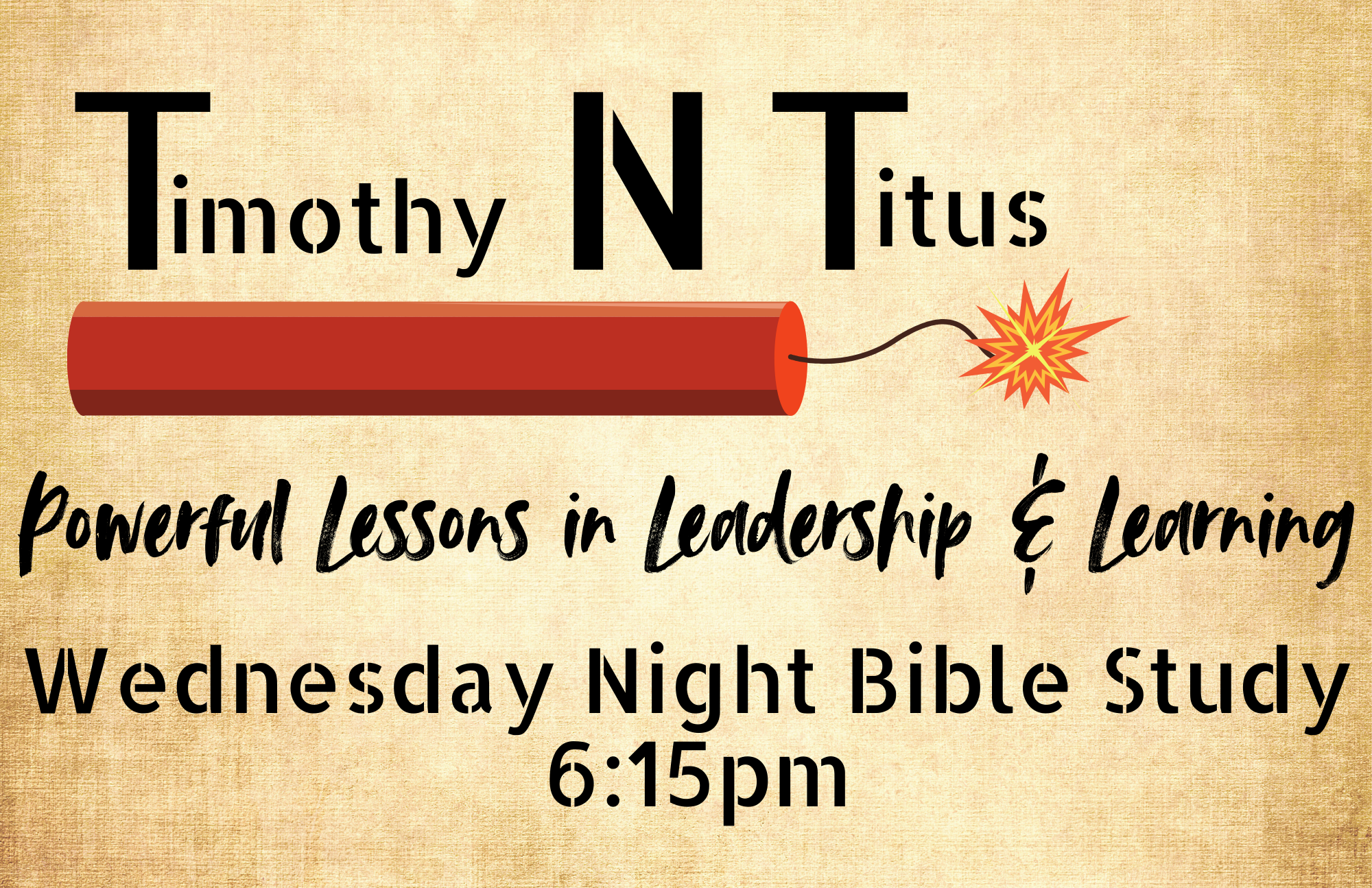 Wednesday Night Bible Study