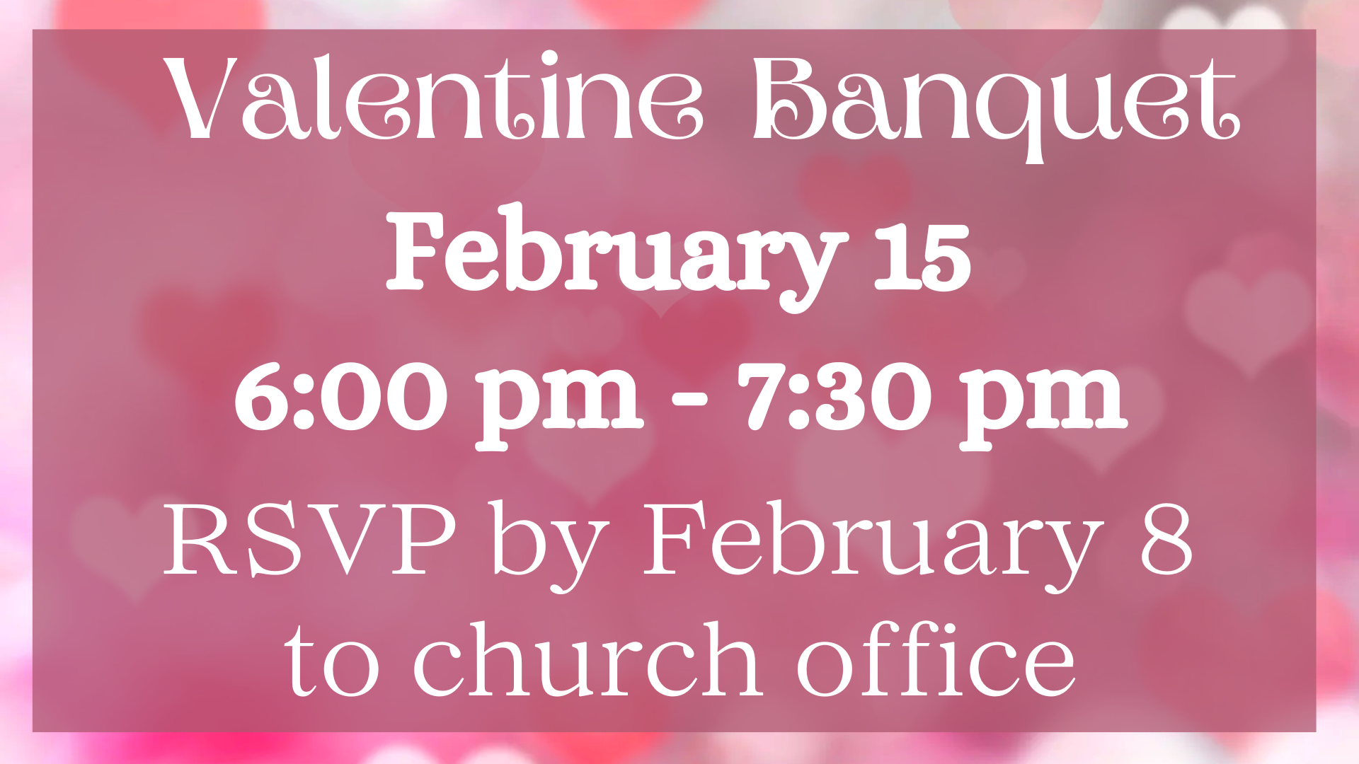 Valentine Banquet
