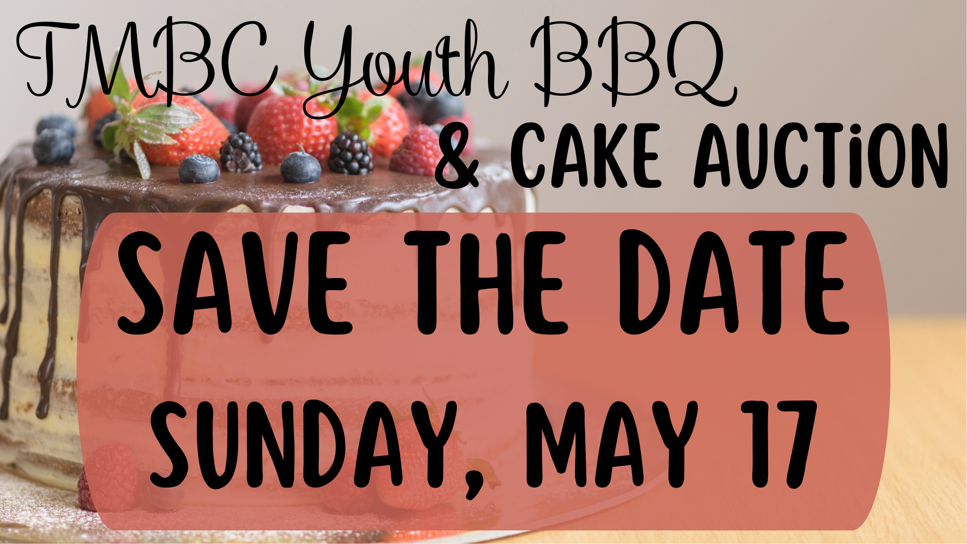 Youth BBQ & Cake Auction