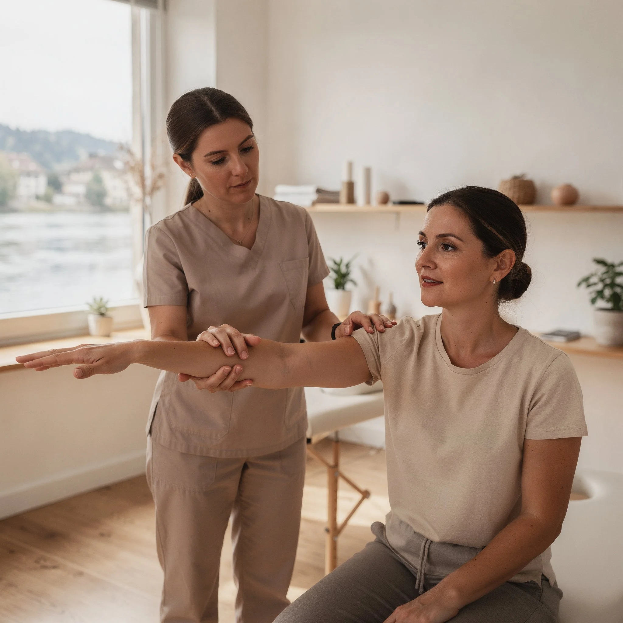 Kinesiologie Muskeltest zur Stressblockade-Auflösung in Ostermundigen