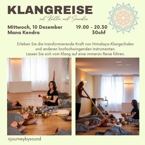 Klangreise - Sound Healing Journey - mit Kaitlin & Surendra