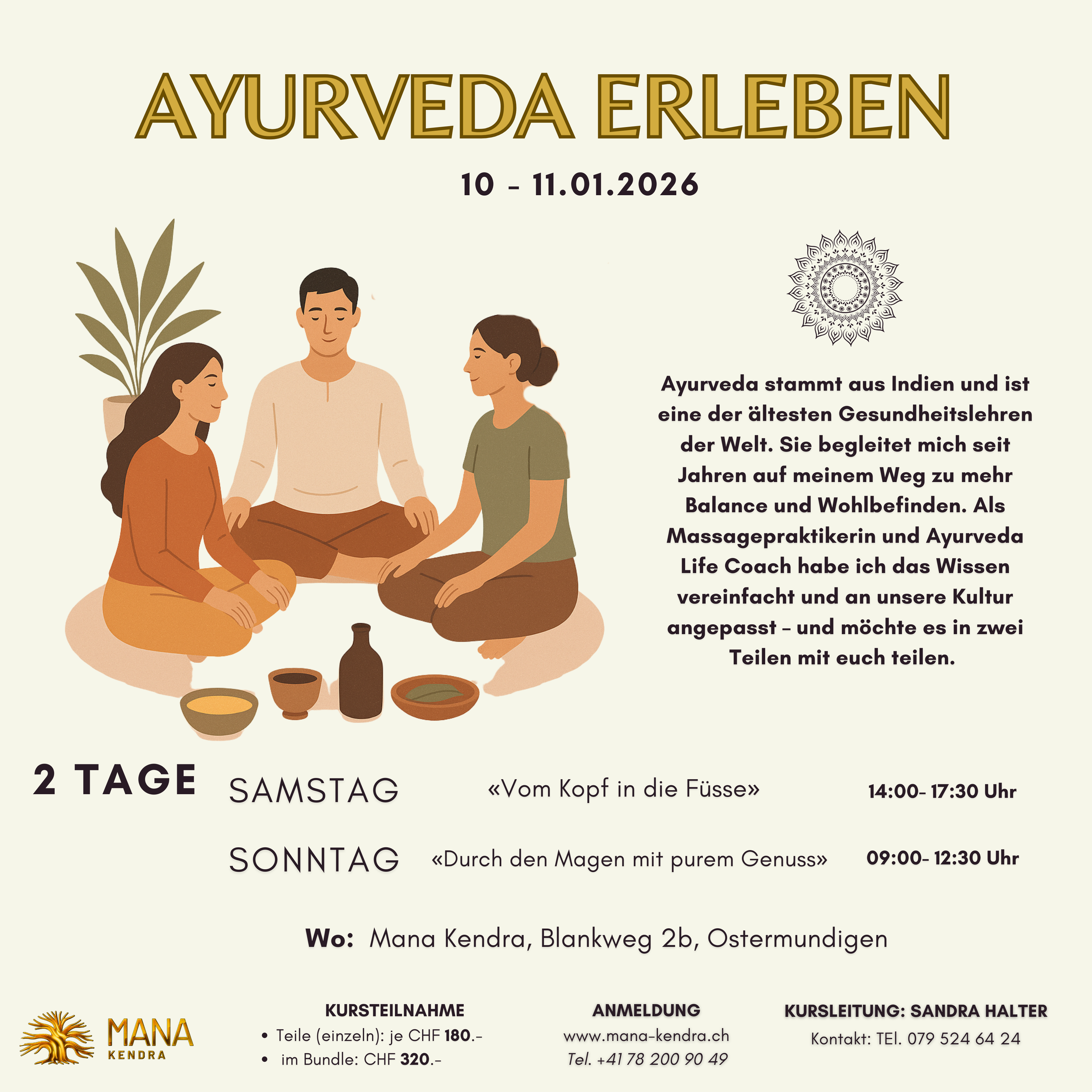 AYURVEDA ERLEBEN – 2-Tages-Workshop